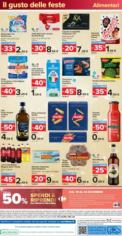 Anteprima del volantino Carrefour Market - Torino catalogo valido a partire dal 16.12.2025 | Pagina: 32 | Prodotti: Salmone, Tacchino, Olio extra vergine, Scaffale