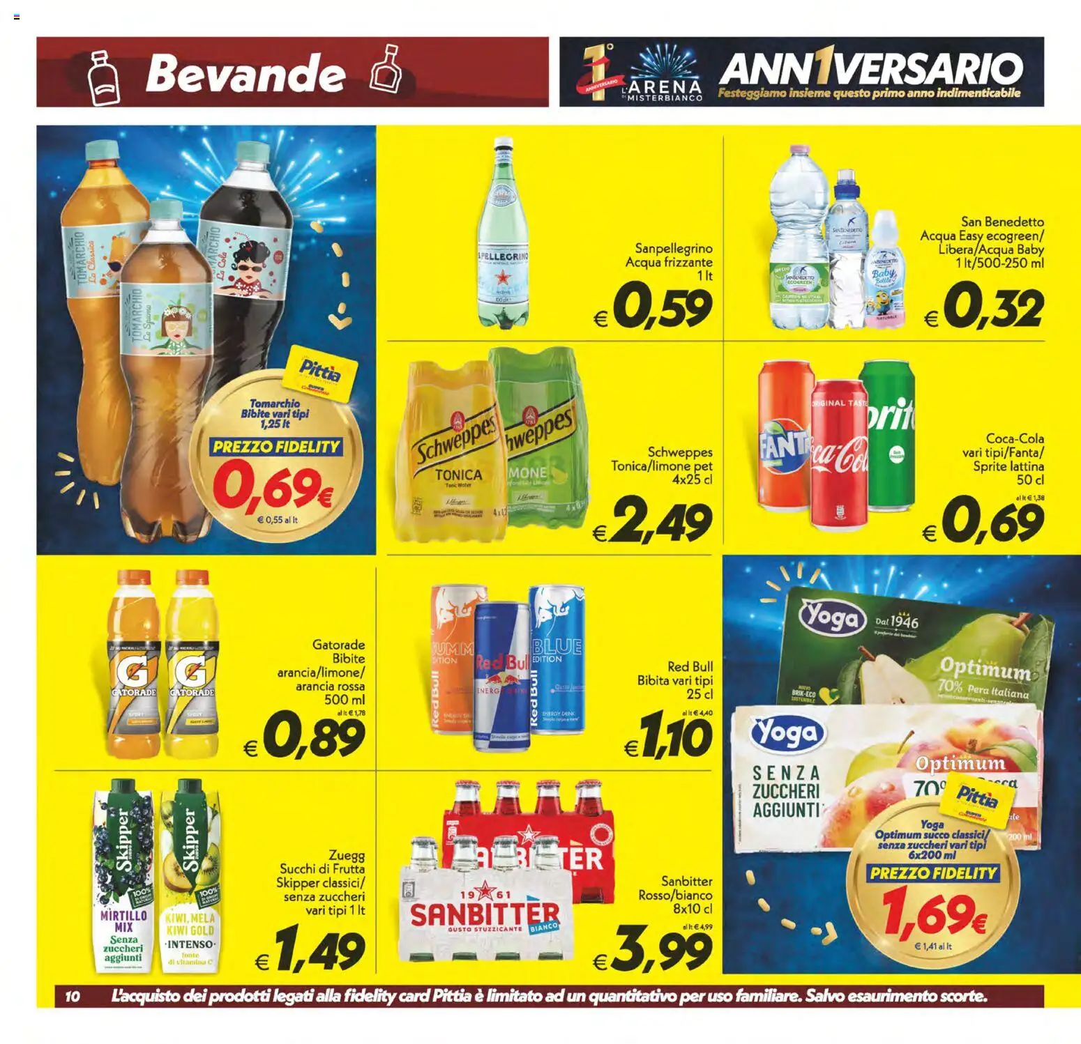Volantino SuperConveniente del 24.10.2025 | Pagina: 10 | Prodotti: Kiwi, Acqua, Bibite, Bibita