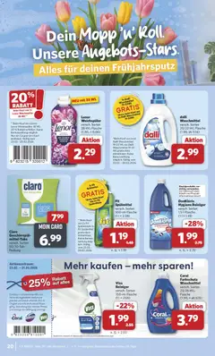 Combi Prospekt 	 ab 22.02.2026 gültig | Seite: 21 | Produkte: Lenor, Coral, Bad, Waschmittel