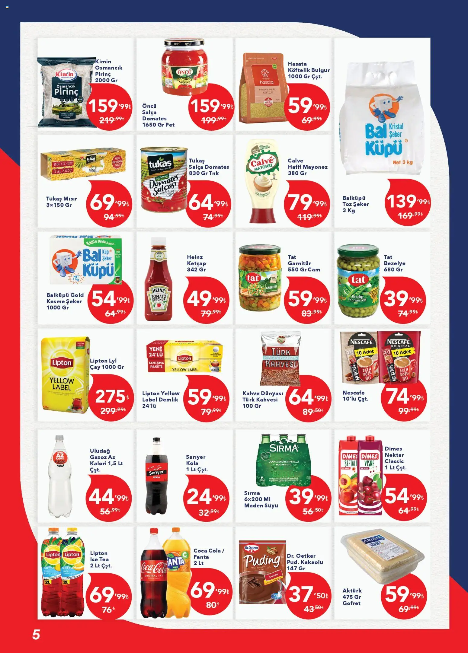 Kim Market Katalog - Ege Insert - 12.02.2026 tarihinden itibaren geçerlidir | Sayfa: 5 | Ürünler: Gofret, Ketçap, Şeftali, Maden suyu