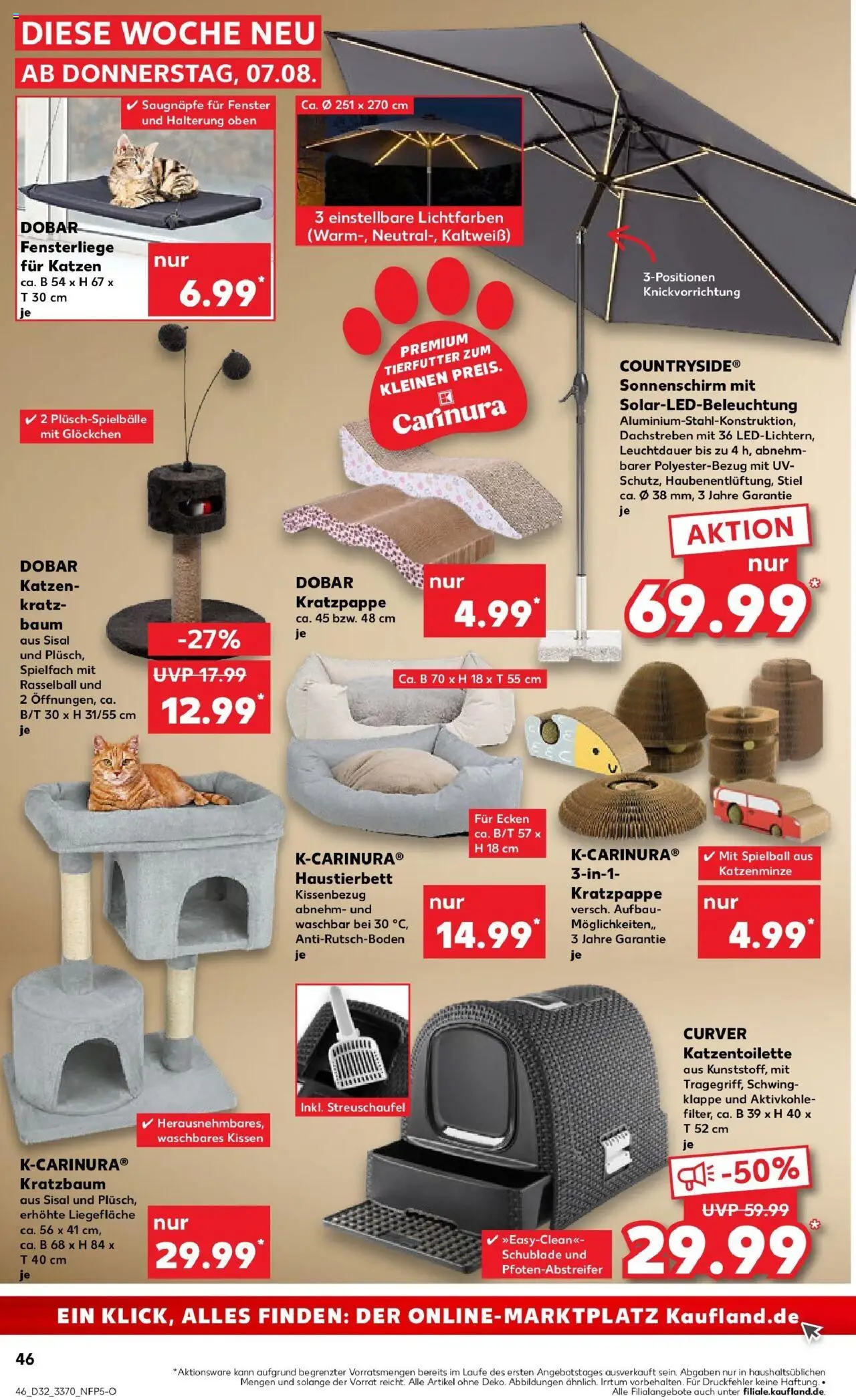 Kaufland prospekt Prenzlau	 - gültig ab dem 10.08.2025 | Seite: 59 | Produkte: Kissen, Sonnenschirm