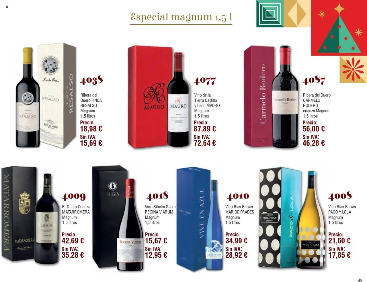 Froiz Catálogo Lotes y Cestas │ válido desde el 16.10.2025 | Página: 49 | Productos: Vino
