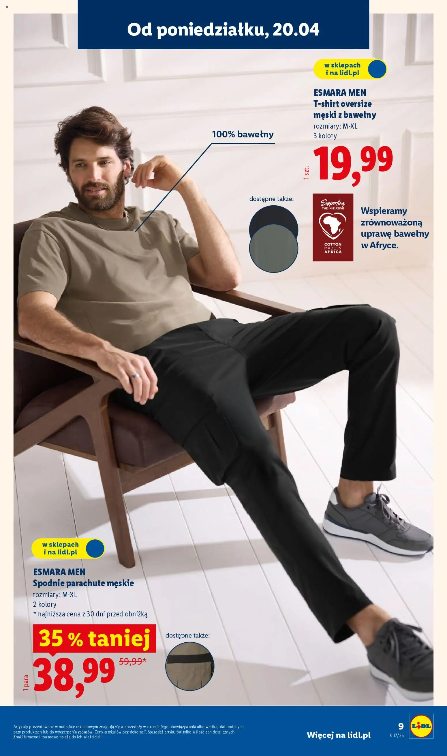 Lidl Katalog od 20.04.2026 | Strona: 7 | Produkty: Spodnie