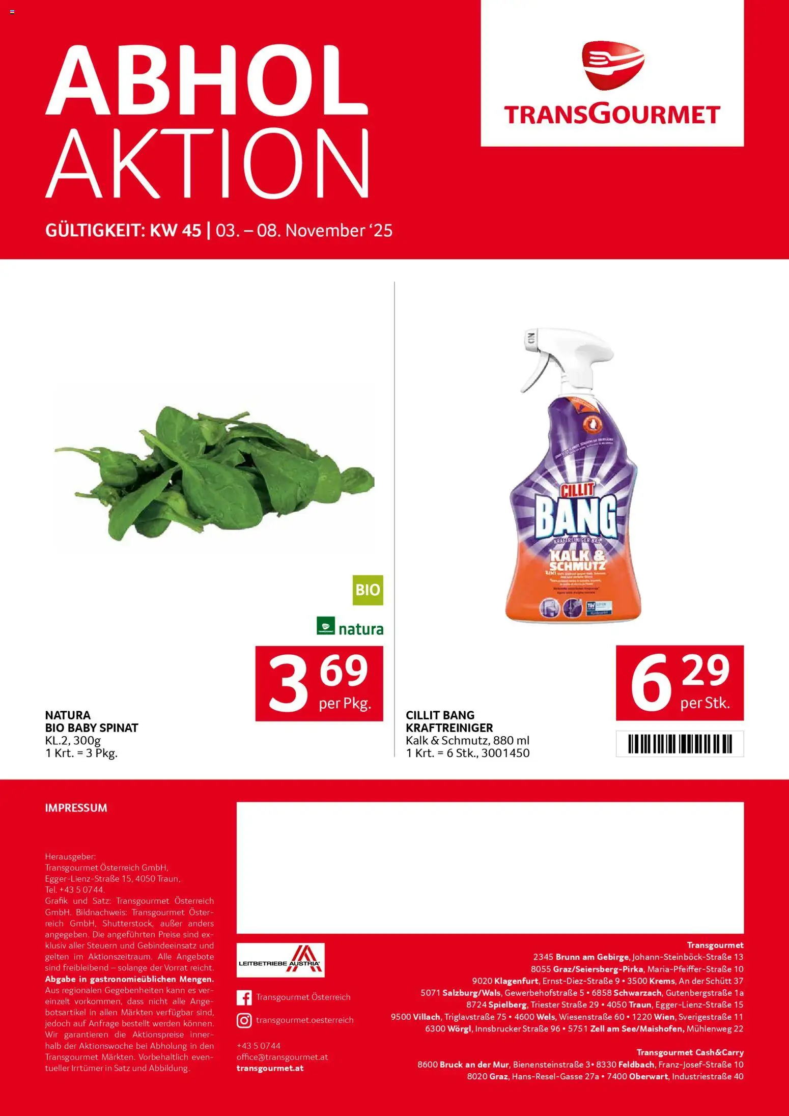 Transgourmet Flugblatt gültig ab 03.11.2025 | Seite: 36