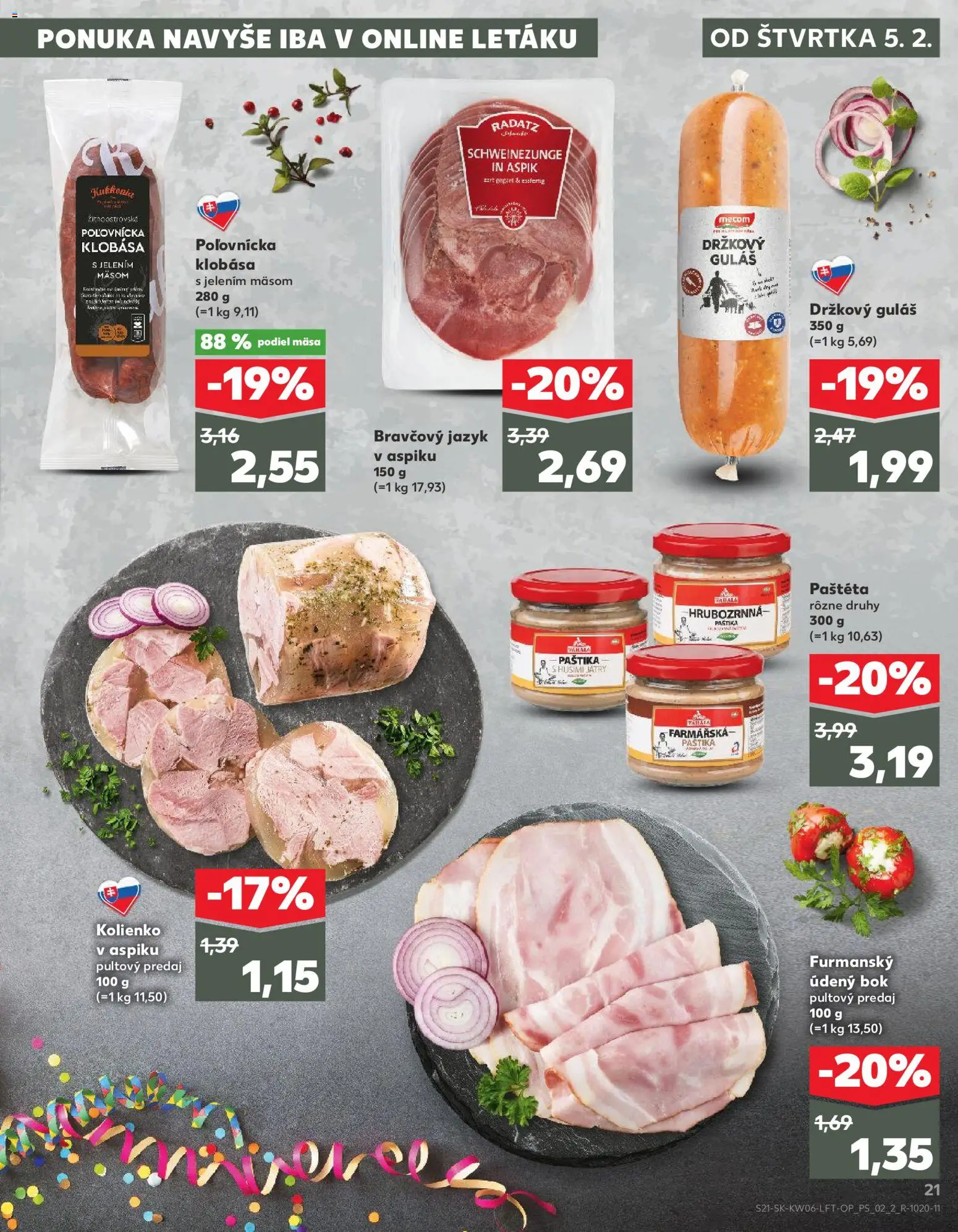 Nové Kaufland akcie – leták je platný od 05.02.2026 | Strana: 21