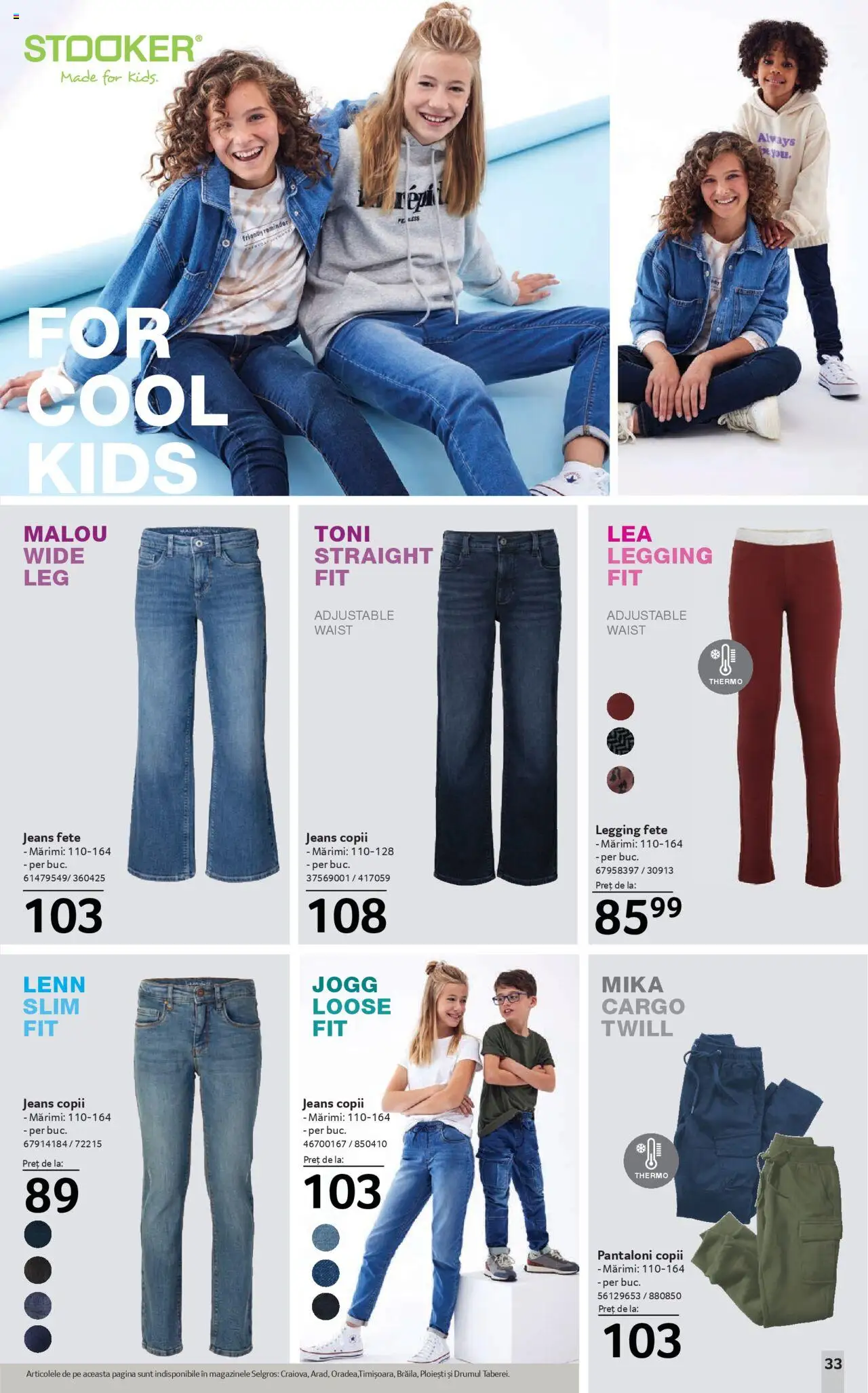 Noul catalog Selgros – valabil de la 19.09.2025 | Pagină: 33 | Produse: Pantaloni