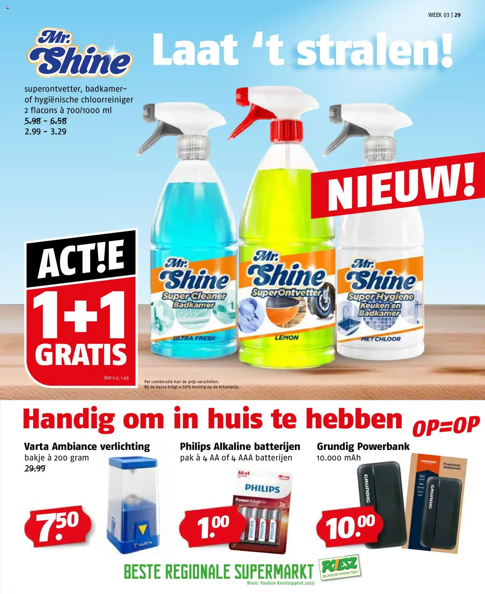 {H1} | Pagina: 29 | Producten: Kan, Verlichting, Batterijen