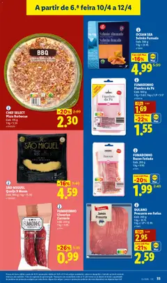 Pré-visualização OCEAN SEA Salmão Fumado, Salmão Fumado, Emb. 200 g válido de 06.04.2026 | Página: 33