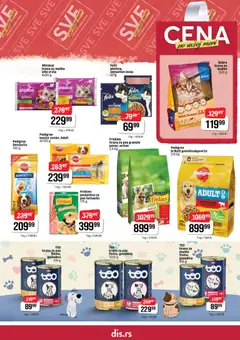 Super DIS katalog  - pregled Super DIS kataloga - važi od 09.04.2026 | Strana: 23 | Proizvode: Govedina, Pedigree, Purina, Losos