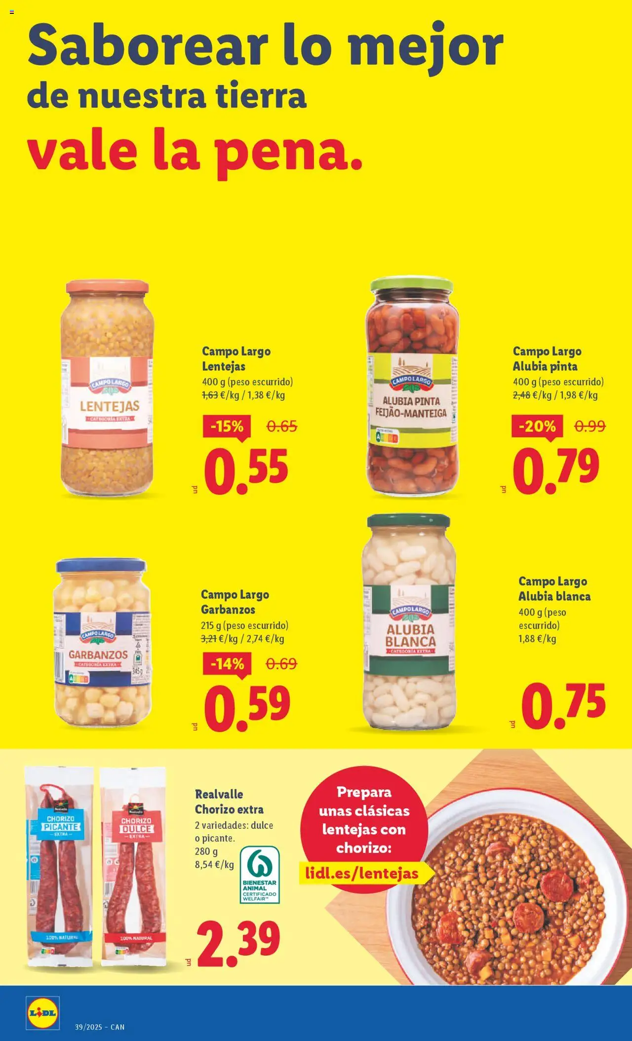 Lidl - Canarias │ válido desde el 22.09.2025 | Página: 8 | Productos: Peso