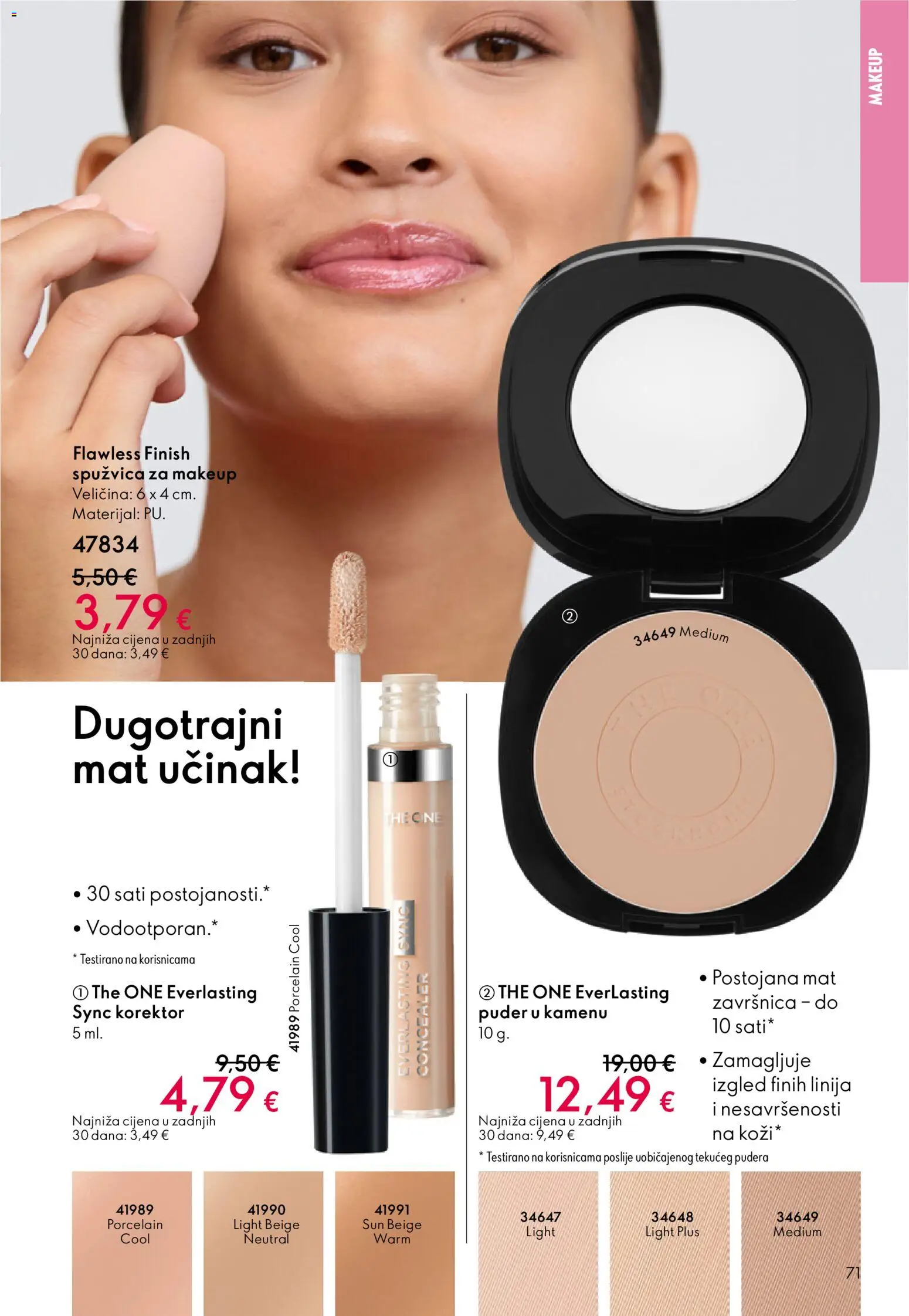Oriflame katalog | vrijedi od 28.01.2026 | Stranica: 71 | Proizvodi: Concealer, Puder, Finish, Korektor