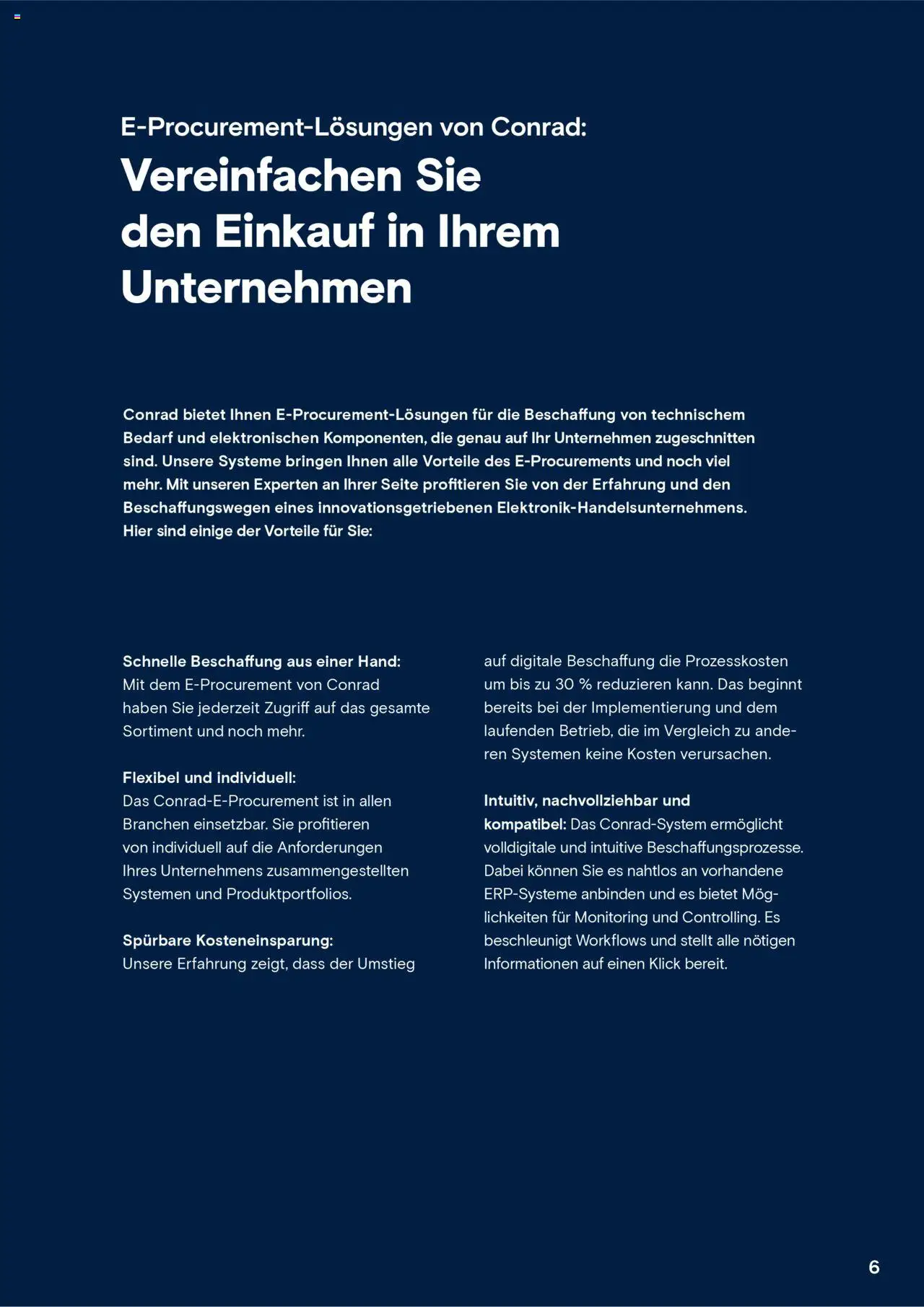 Conrad Whitepaper E-Procurement gültig ab 13.03.2025 | Seite: 6