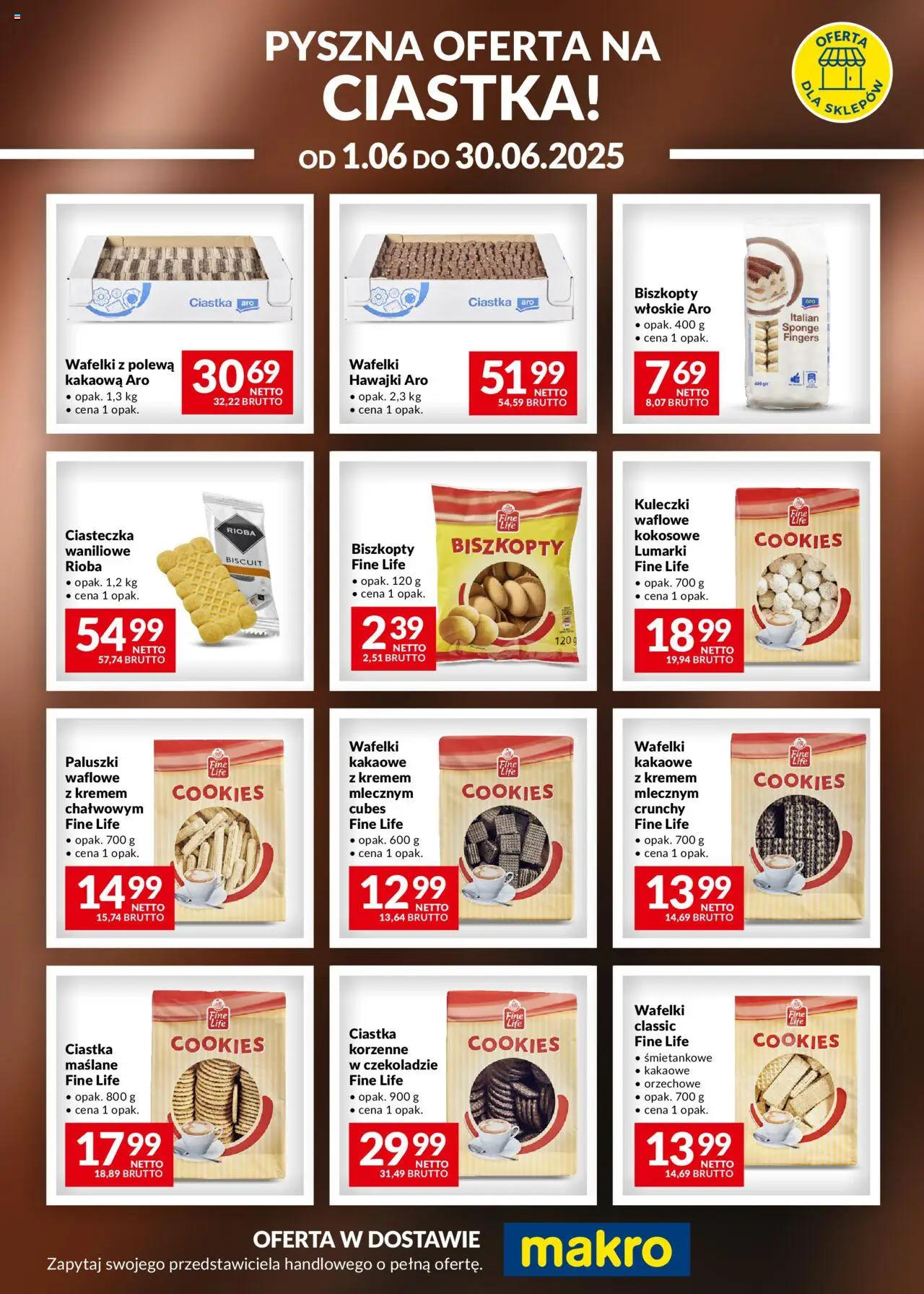 Makro Gazetka - Ciastka od 01.06.2025 | Strona: 2 | Produkty: Paluszki, Wafelki, Ciastka korzenne, Ciasteczka