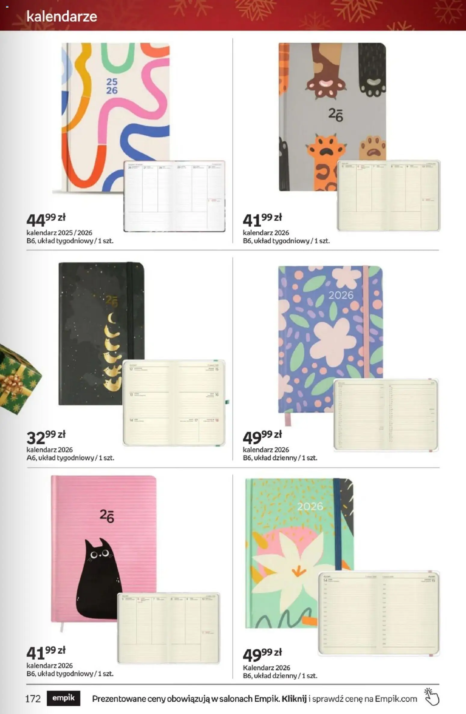 Empik promocje - Tom kultury Zabawki od 26.11.2025 | Strona: 49 | Produkty: Kalendarz