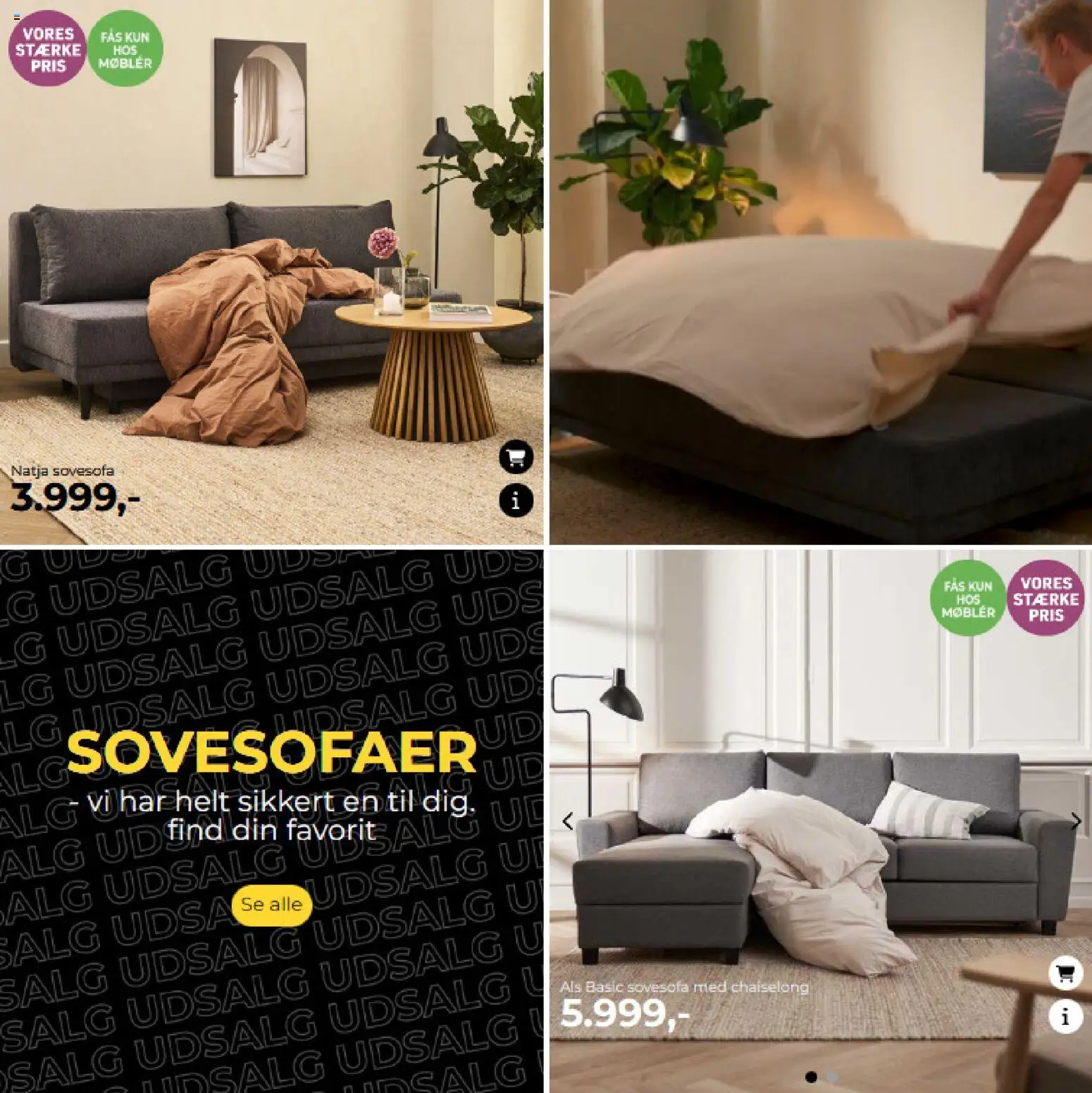 Møblér tilbudsavis – gyldig fra 22.12.2025 | Side: 41 | Produkter: Sovesofaer