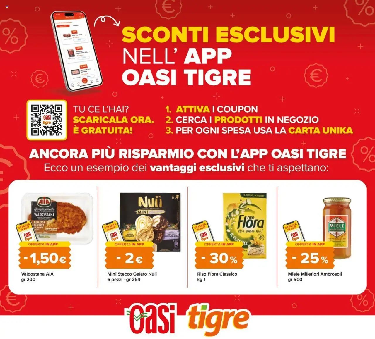 Volantino Oasi del 07.08.2025 | Pagina: 30 | Prodotti: Riso, Gelato, Miele