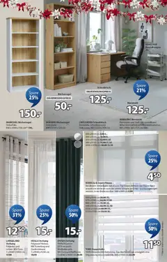 Prospekt JYSK ab 22.11.2025 gültig | Seite: 13 | Produkte: Bücherregal, Vorhang