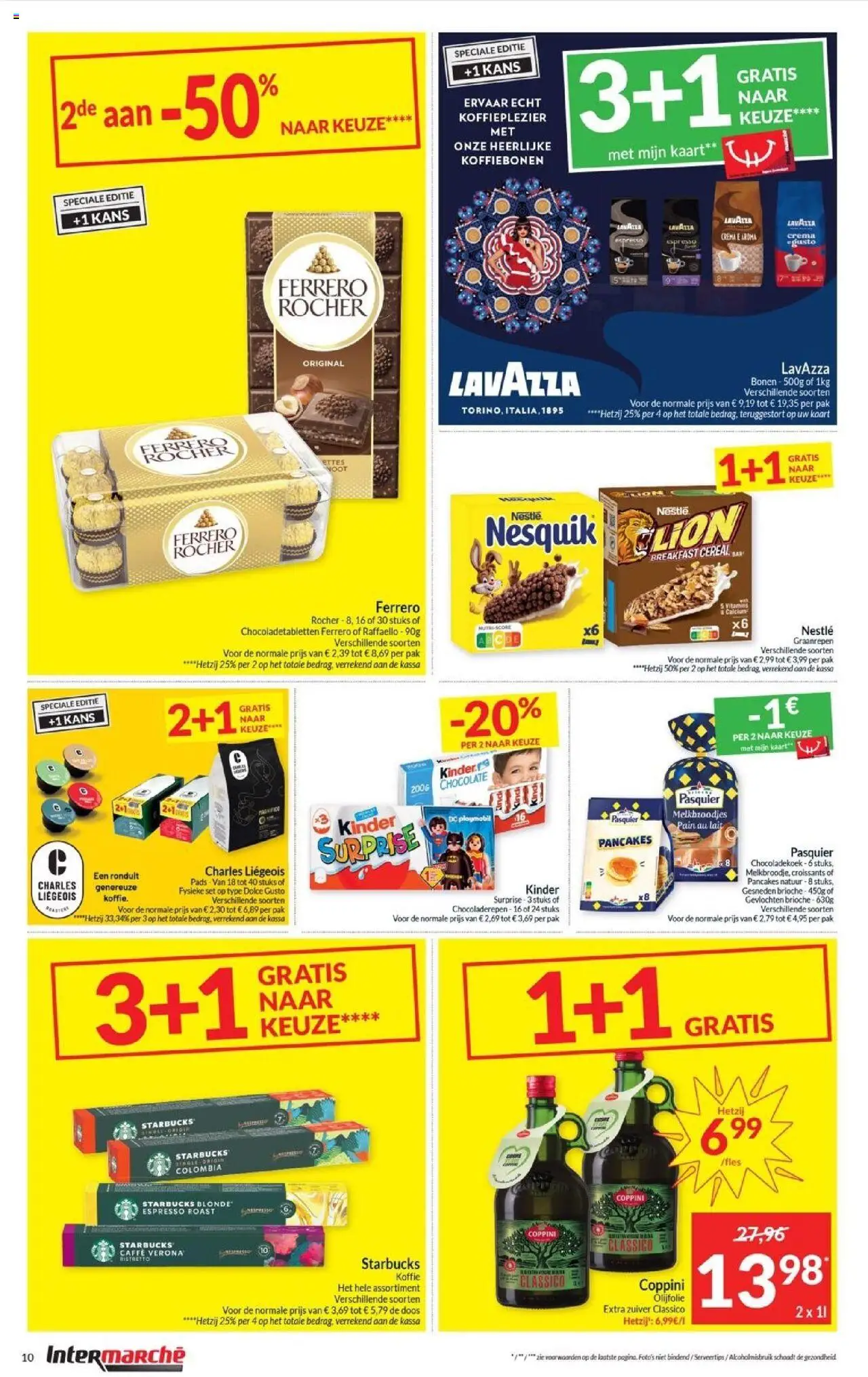  | Pagina: 10 | Producten: Olijfolie, Pads, Kaart, Koffiebonen