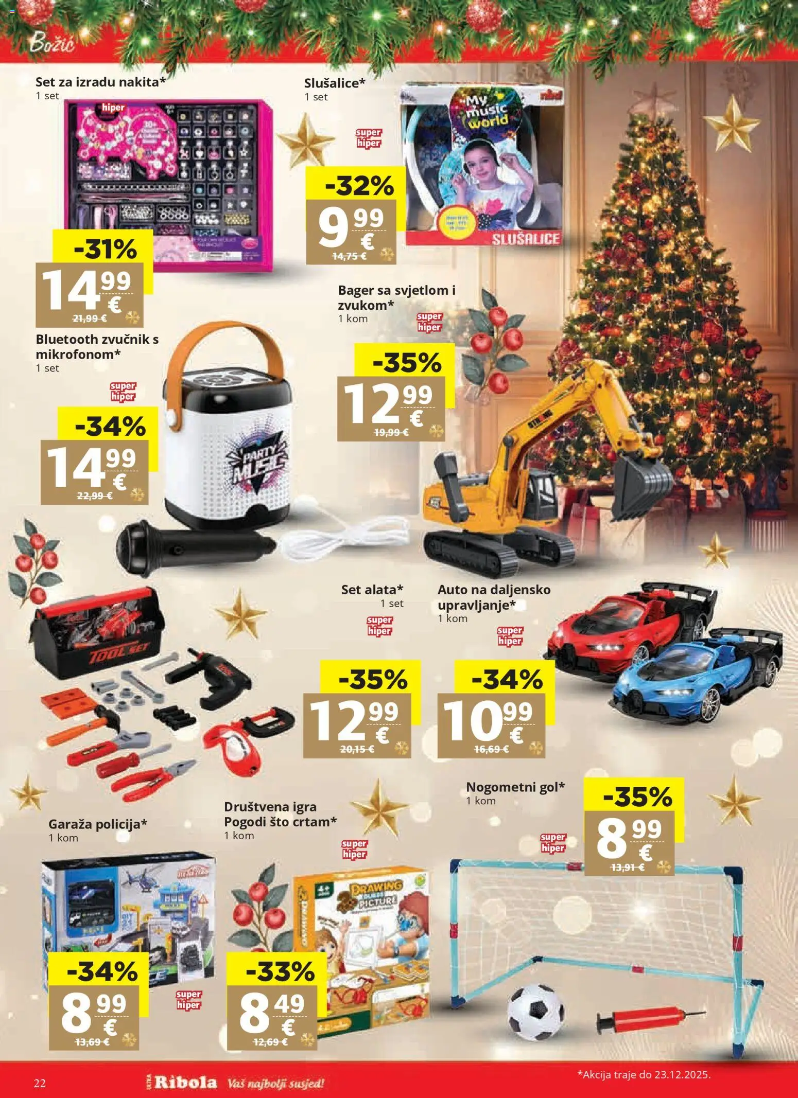 Ribola katalog | vrijedi od 10.12.2025 | Stranica: 22 | Proizvodi: Slušalice, Igra, Zvučnik