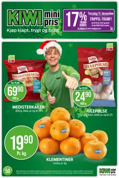Forhåndsvisning av Kiwi kundeavis gyldig fra 08.12.2025
