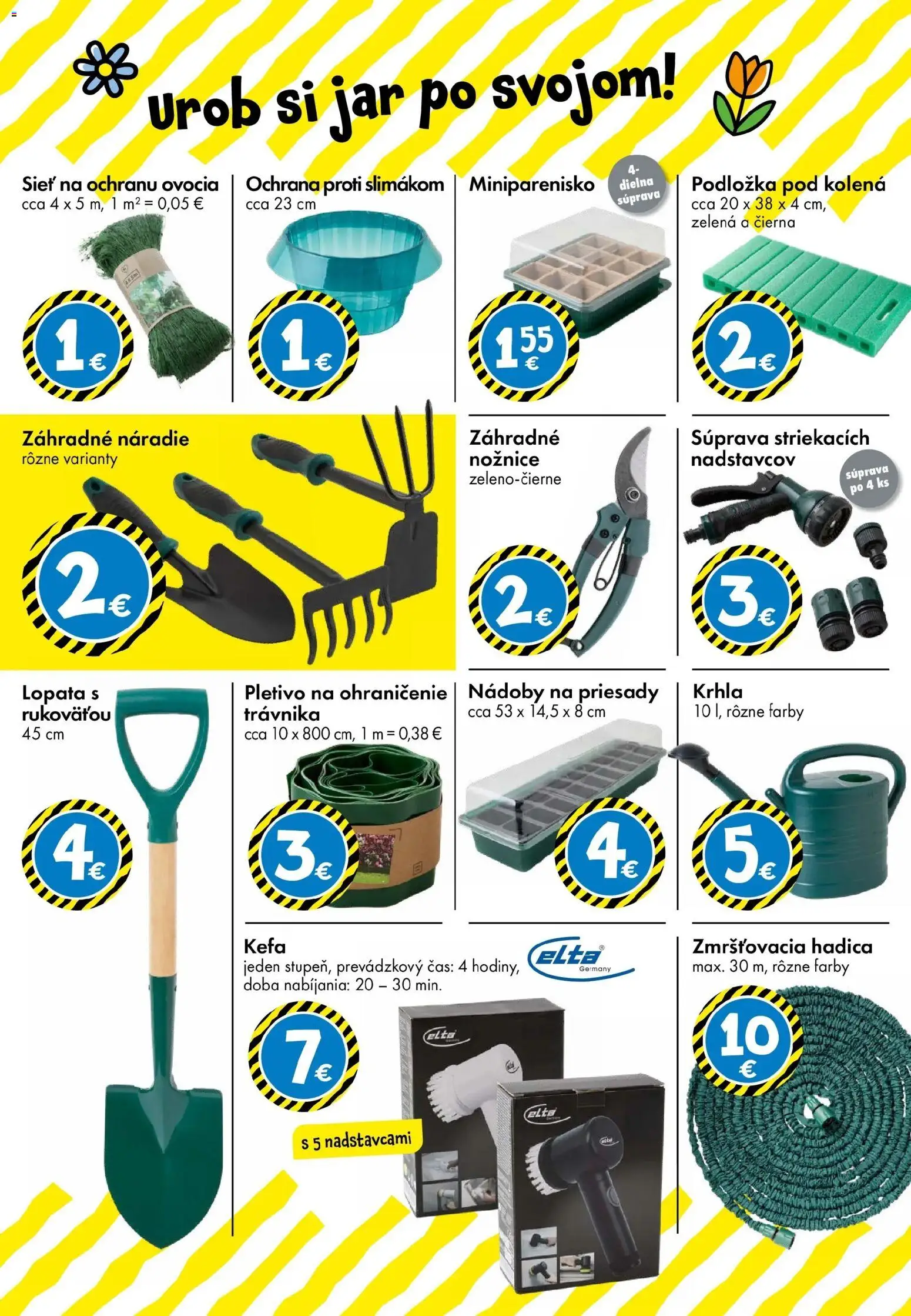 Nové TEDi akcie – leták je platný od 13.03.2026 | Strana: 30 | Produkty: Náradie, Pletivo, Kefa, Jar