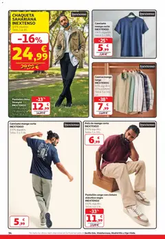 Vista previa Alcampo -  Canarias válido desde el 26.02.2026 | Página: 34 | Productos: Camisa, Chaqueta, Camiseta manga corta