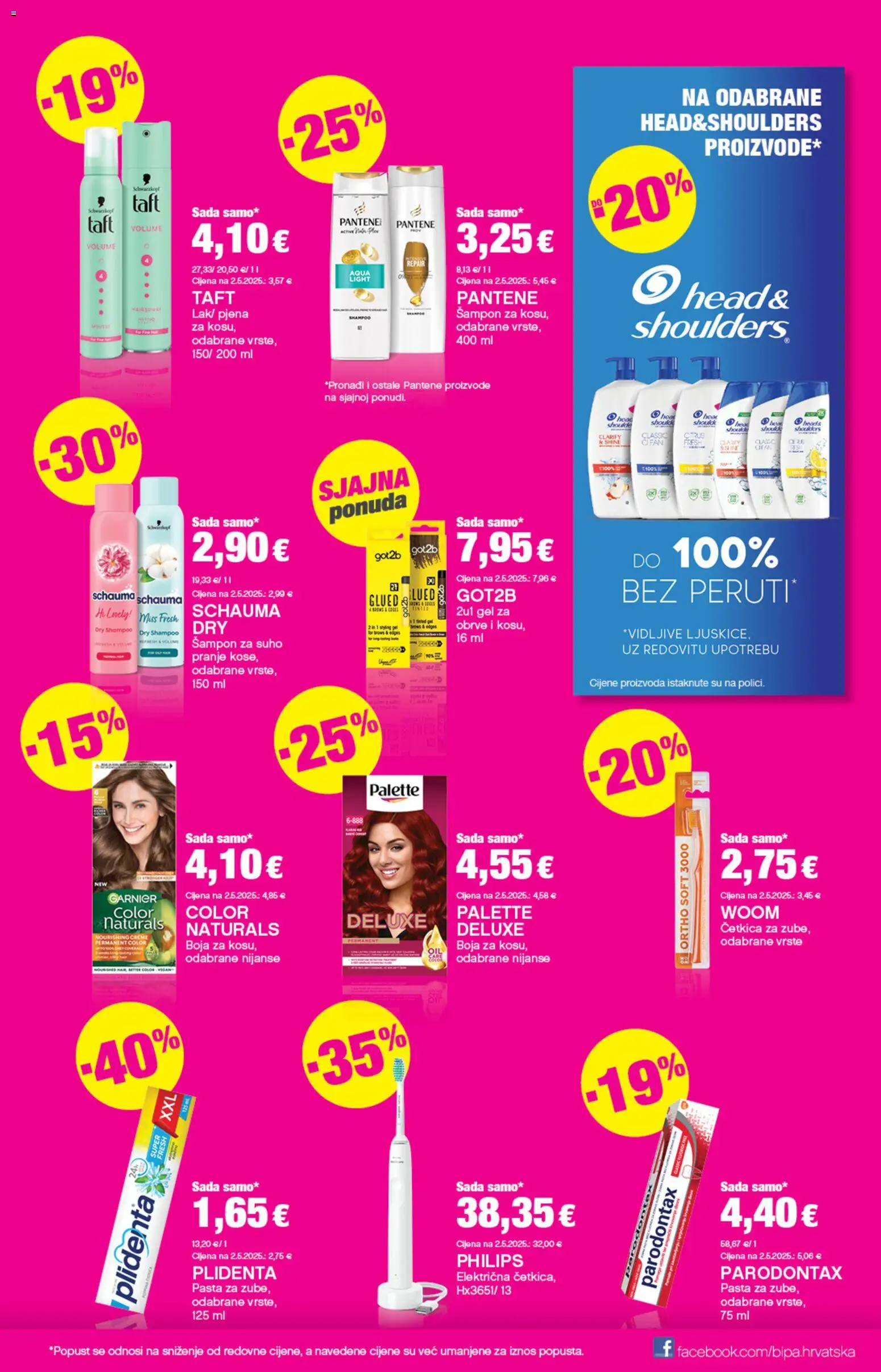 Bipa katalog | vrijedi od 19.02.2026 | Stranica: 7 | Proizvodi: Gel za obrve, Šampon, Četkica za zube, Pasta