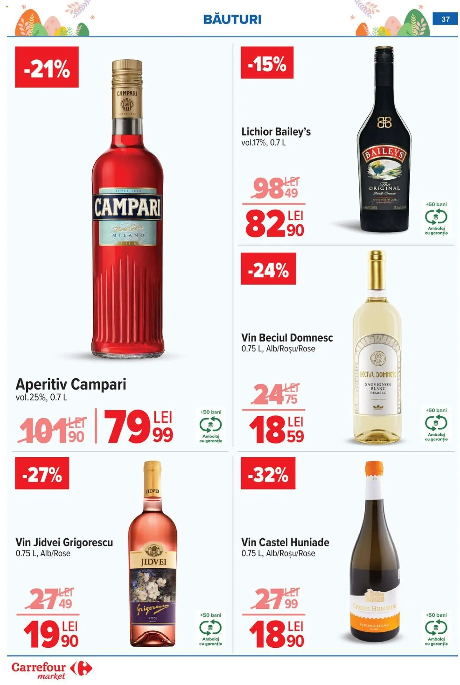 Noul catalog Carrefour – valabil de la 06.04.2026 | Pagină: 42 | Produse: Lichior, Vin