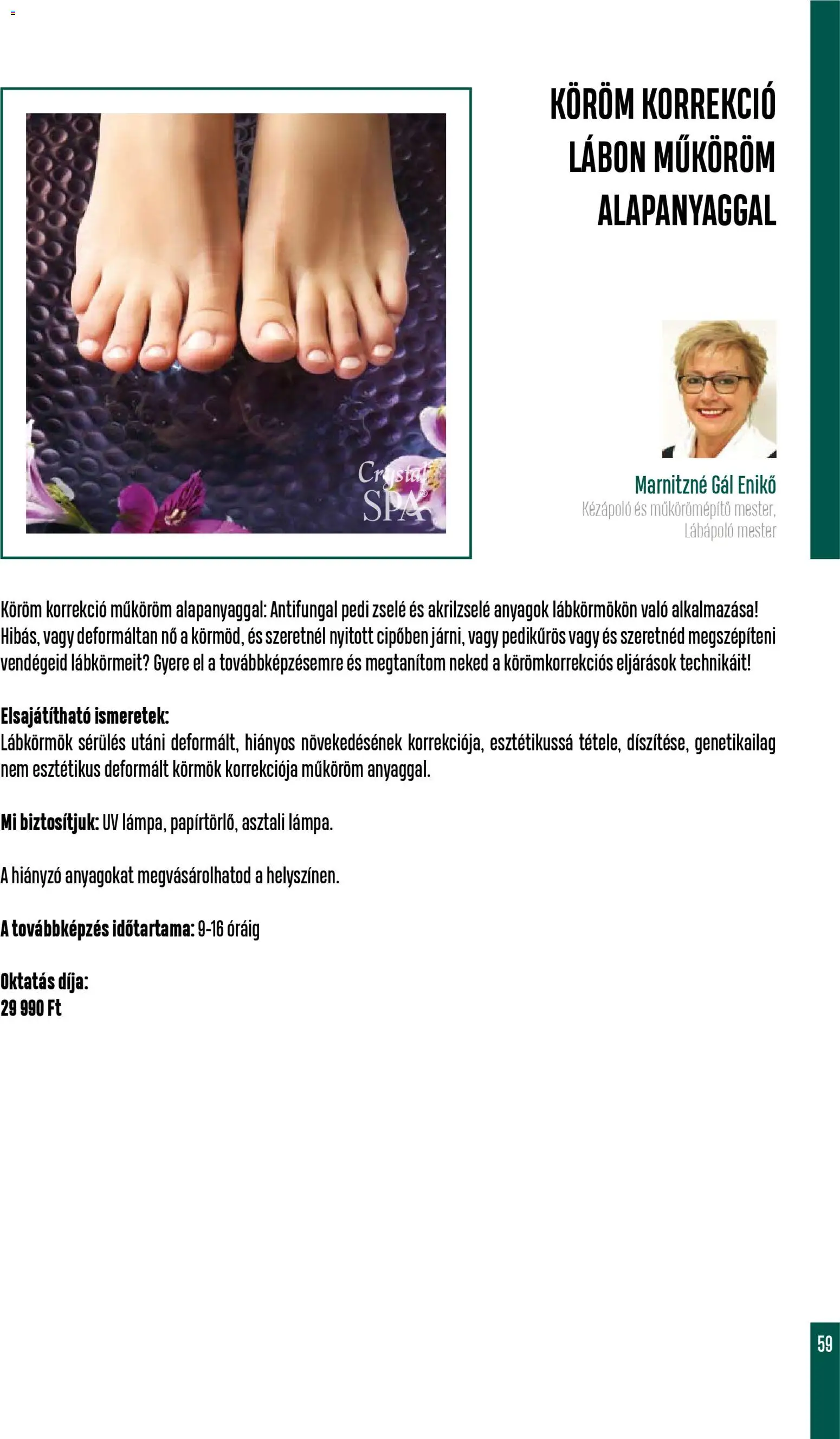 Crystal Nails akciós ujság - amely érvényes a következő dátumtól: 01.12.2025 | Oldal: 59