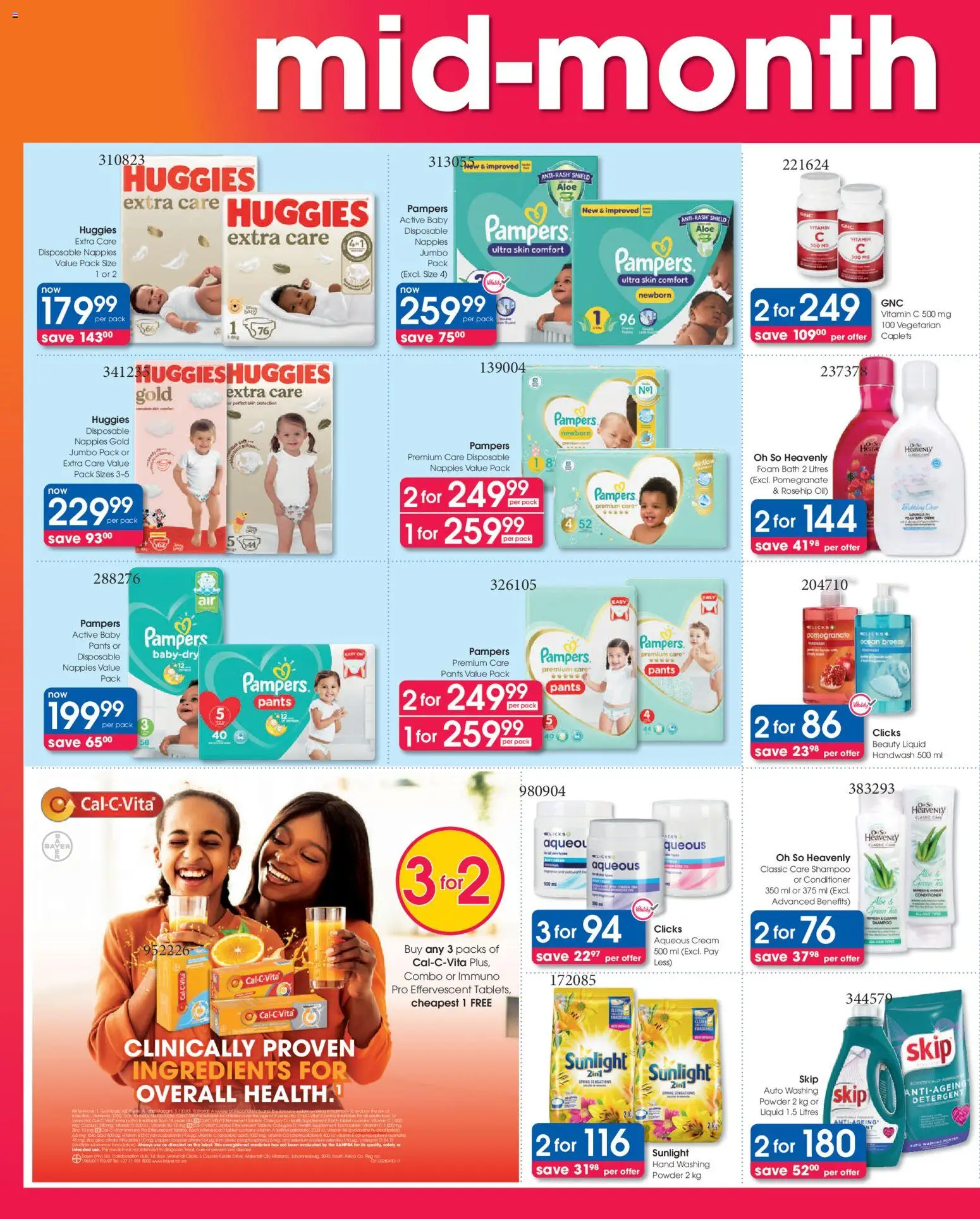 New Clicks catalogue – valid from 11.11.2025 | Page: 2 | Products: Bath, Oil, Powder, Cream