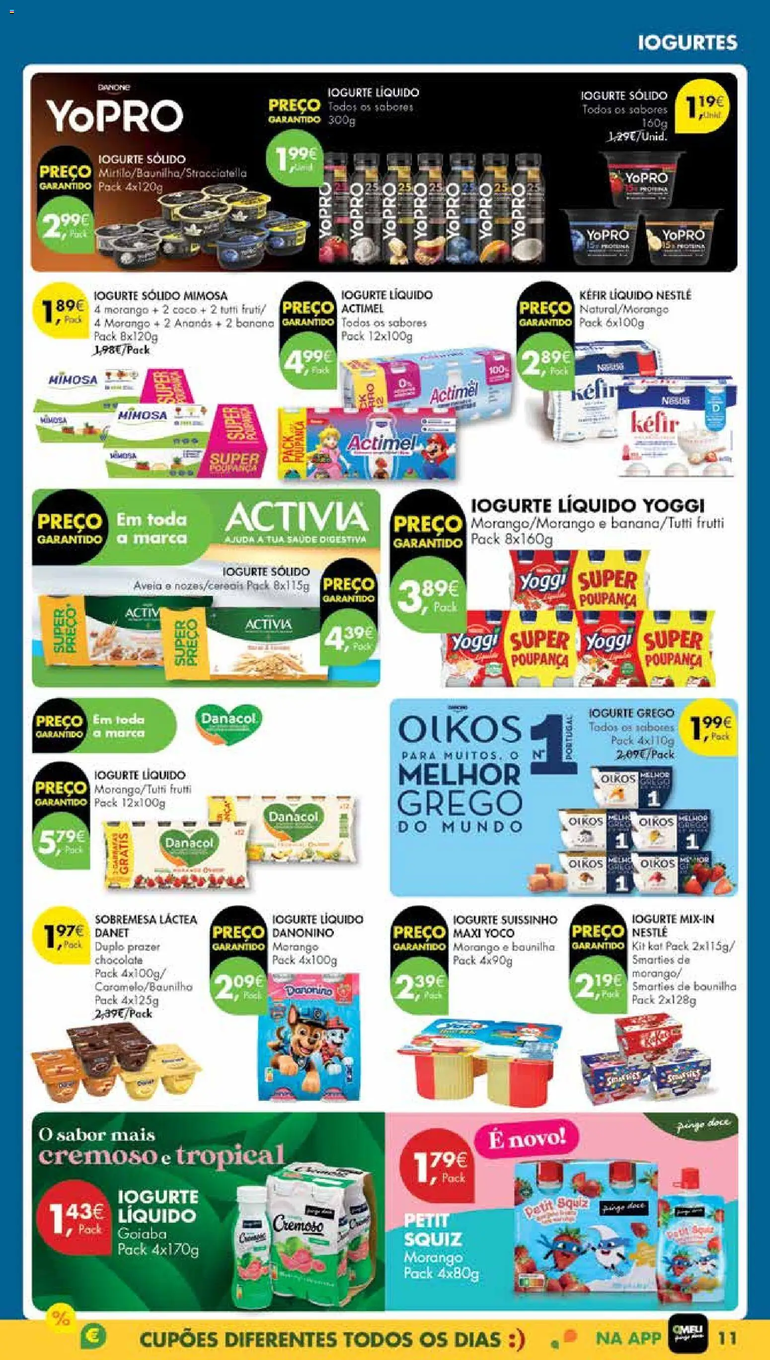 Pingo Doce Poupe Esta Semana Madeira │ válido de 04.11.2025 | Página: 11 | Produtos: Aveia, Banana, Iogurtes, Nestlé