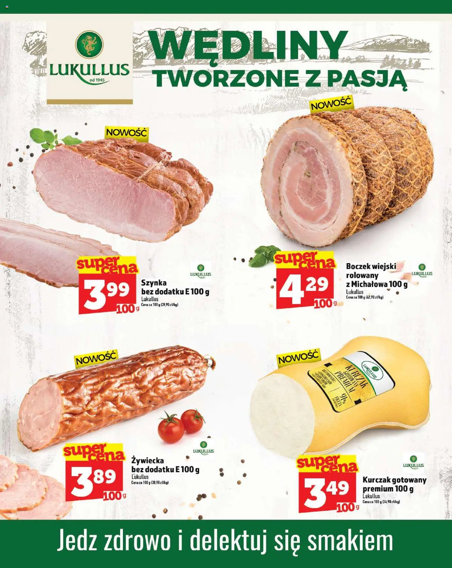 Topaz Gazetka - Express od 06.11.2025 | Strona: 7 | Produkty: Kurczak, Szynka, Boczek, Wędliny