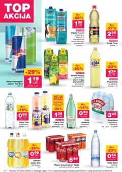Novi Mercator katalog ponudbe – veljaven od 11.09.2025 | Stran: 28 | Izdelki: Sirup, Napitki, Kos, Voda