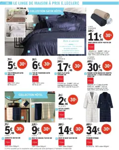E.Leclerc - Prévisualisation de DRAP DE DOUCHE 70X140 CM, 100% coton 550g/m². valide à partir de 26.12.2025 | Page: 10 | Produits: Peignoir, Taie d'oreiller, Eponge, Douche