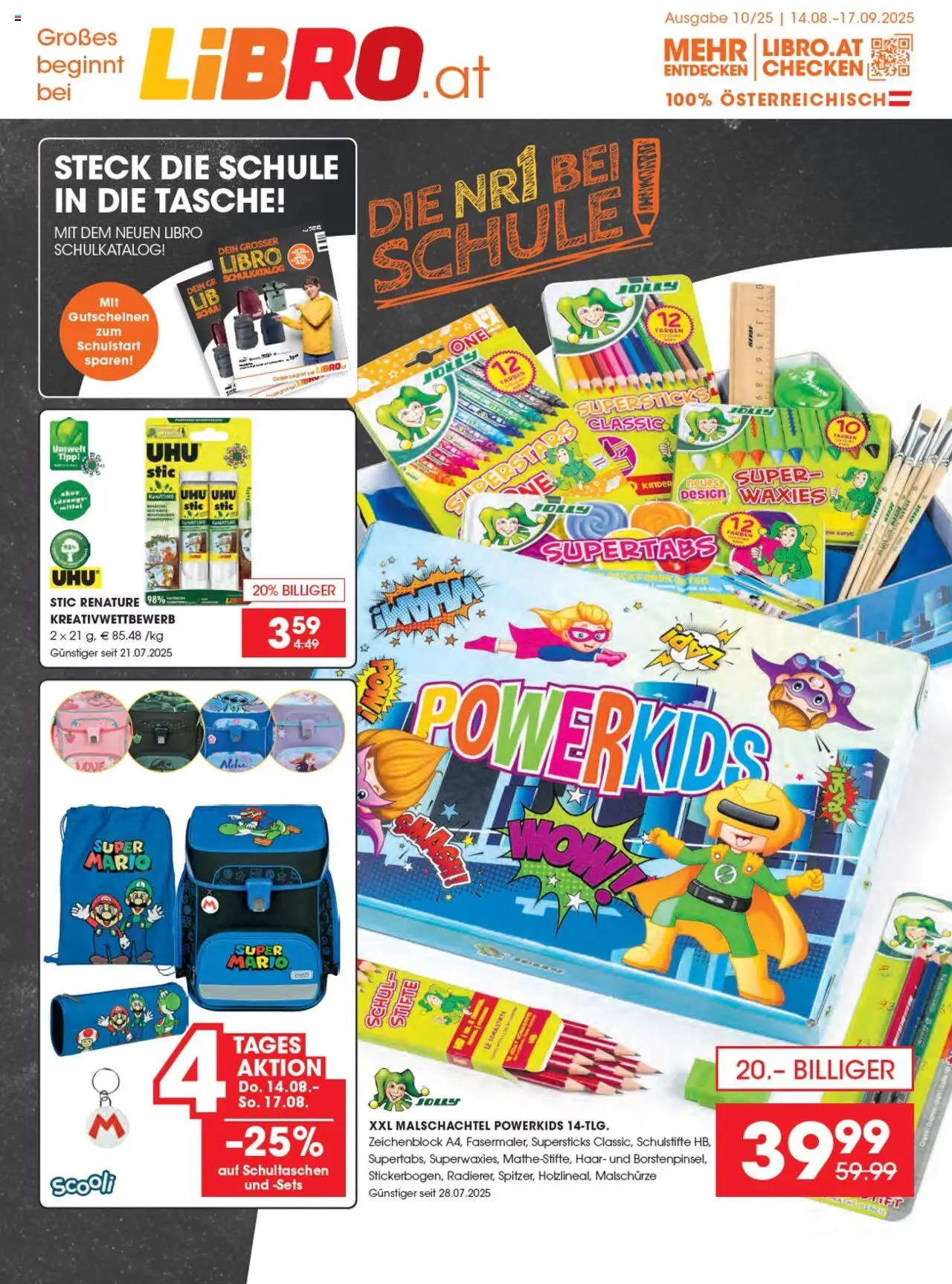 Libro Flugblatt gültig ab 14.08.2025 | Seite: 1 | Produkte: Tasche