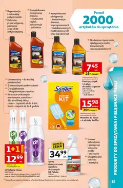 Pogląd oferty "Auchan gazetka - Strefa Porządki Hipermarket" - ważna od 18.03.2026 | Strona: 15 | Produkty: Zapach