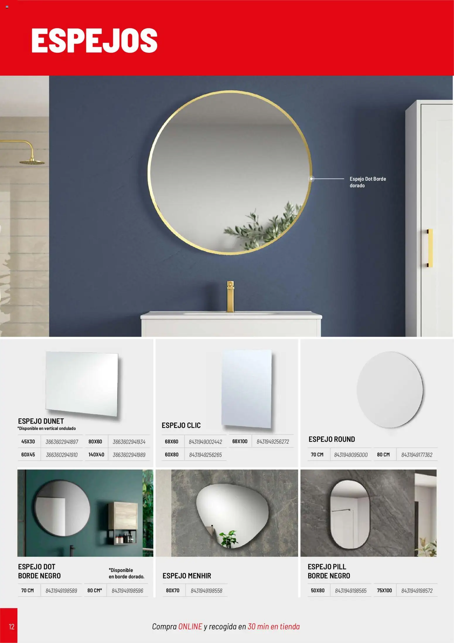 Brico Depôt Baños │ válido desde el 02.03.2026 | Página: 12 | Productos: Espejo