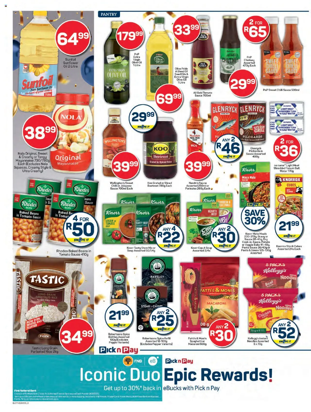 Pick n Pay Inland provinces - Birthday Specials │ valid from 23.06.2025 | Page: 8 | Products: Light, Chicken, Stock, Pepper