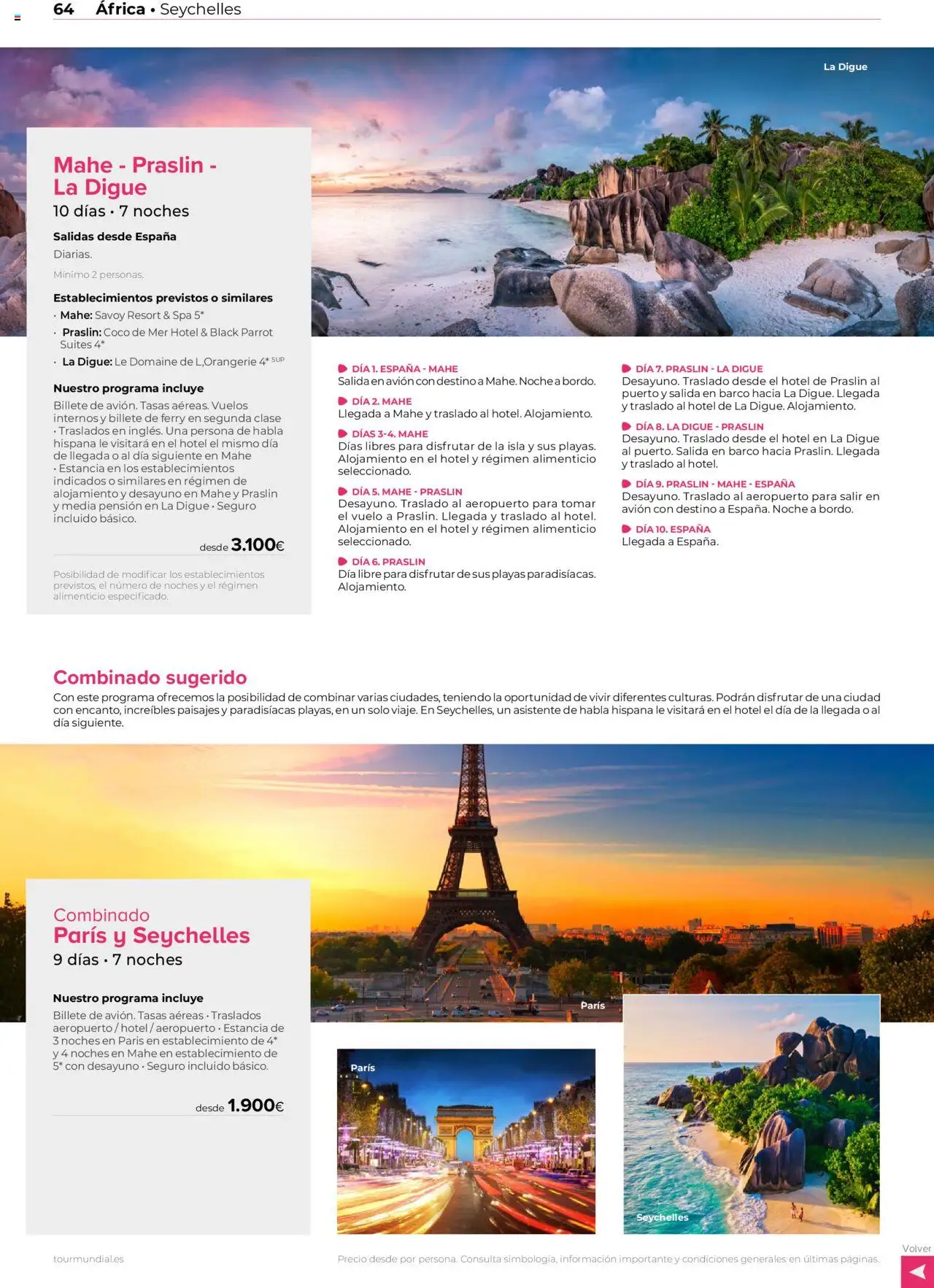 Viajes El Corte Inglés Africa y Oriente Medio │ válido desde el 01.01.2025 | Página: 64