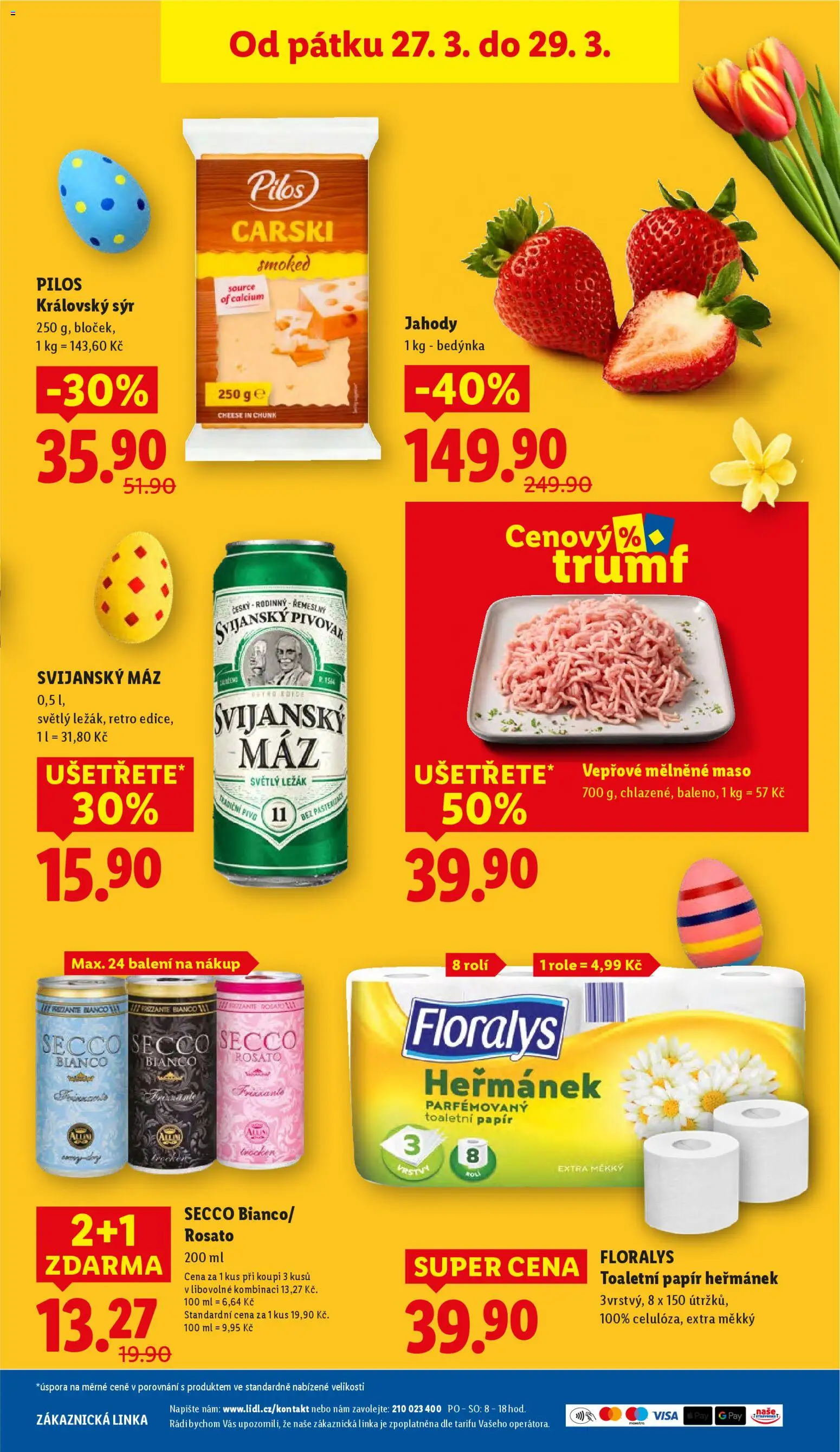 Lidl leták od 26.03.2026 | Strana: 47 | Produkty: Pivo, Jahody, Frizzante, Maso