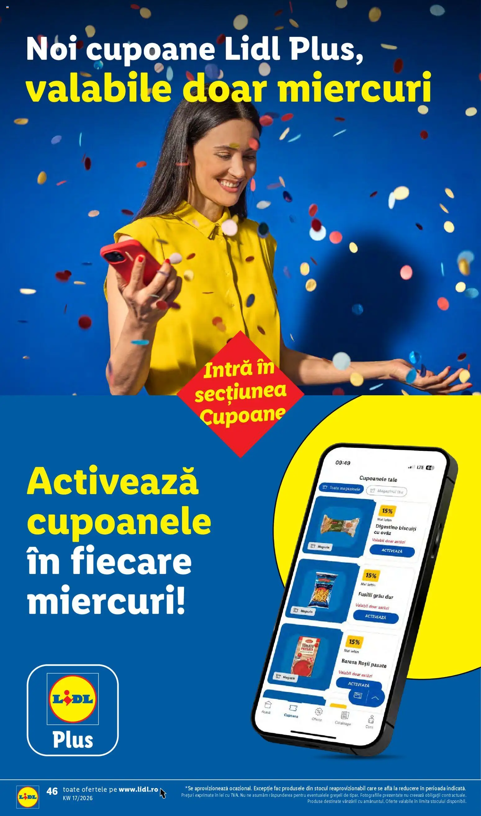 Noul catalog Lidl – valabil de la 20.04.2026 | Pagină: 46 | Produse: Roșii, Biscuiți