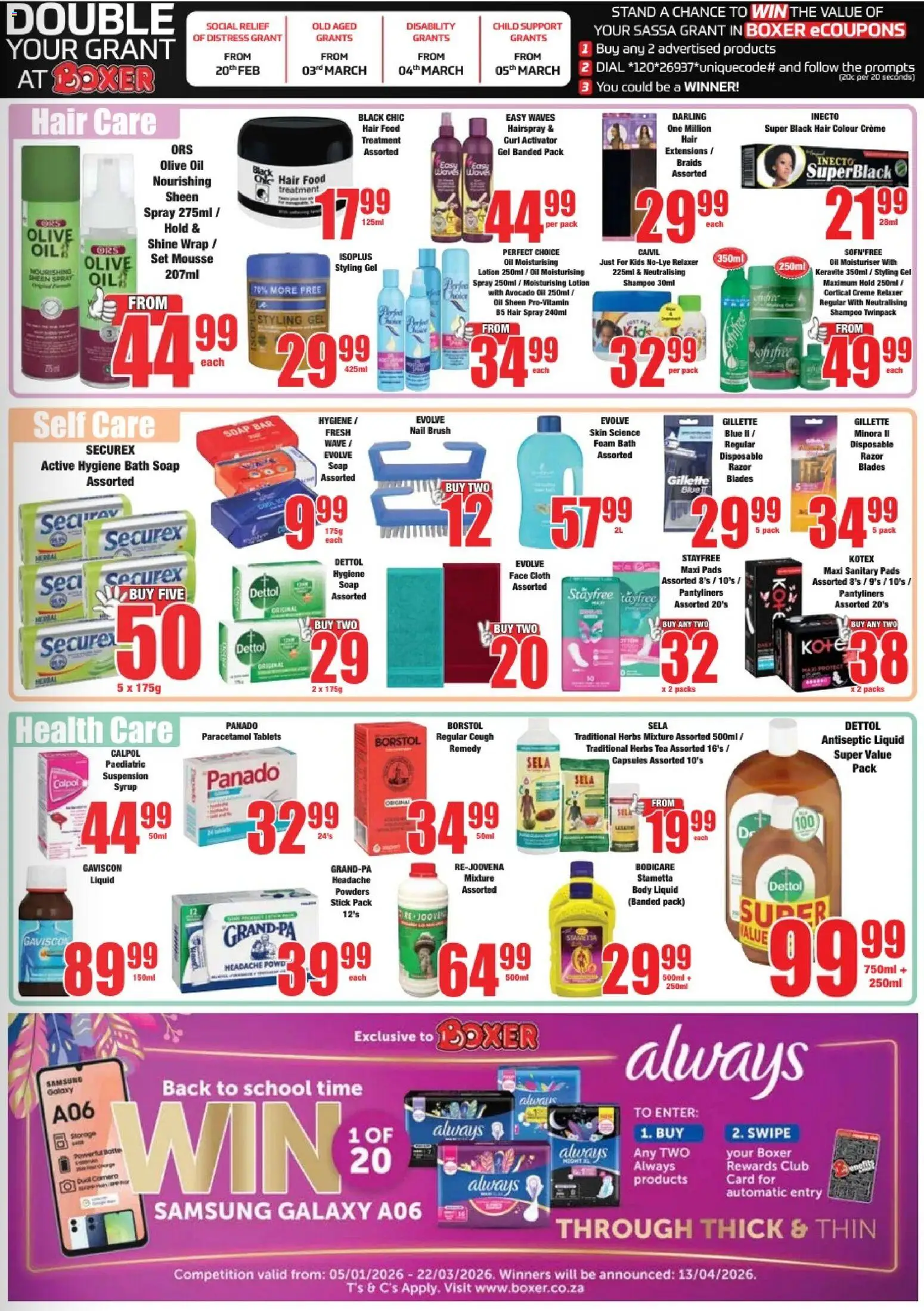 New Boxer catalogue – valid from 23.02.2026 | Page: 11 | Products: Bath, Herbs, Foam, Relaxer