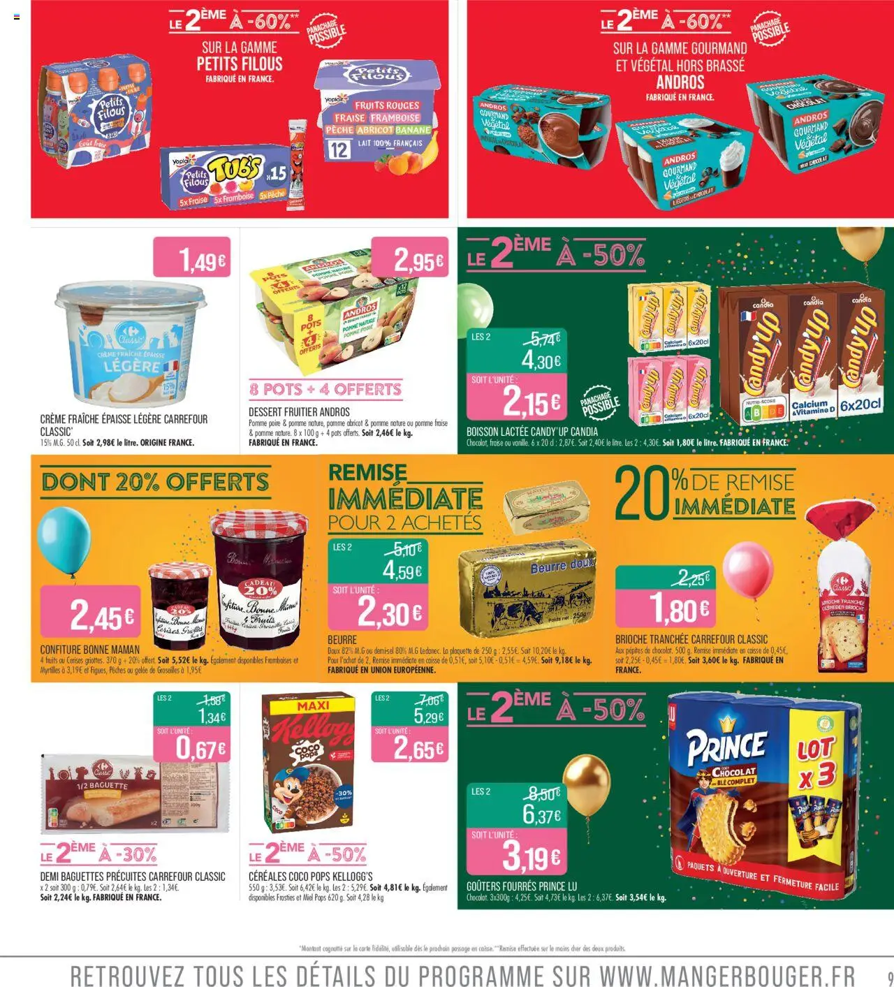  | Page: 9 | Produits: Fraise, Myrtilles, Poids, Pois