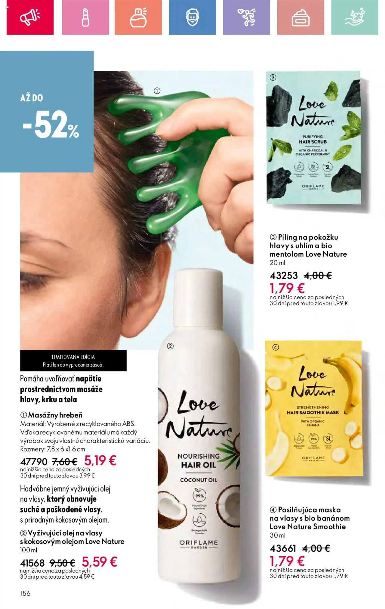 Katalóg Oriflame 9 2025 │ platný od 15.06.2025 | Strana: 156 | Produkty: Olej, Maska na vlasy, Olej na vlasy, Maska