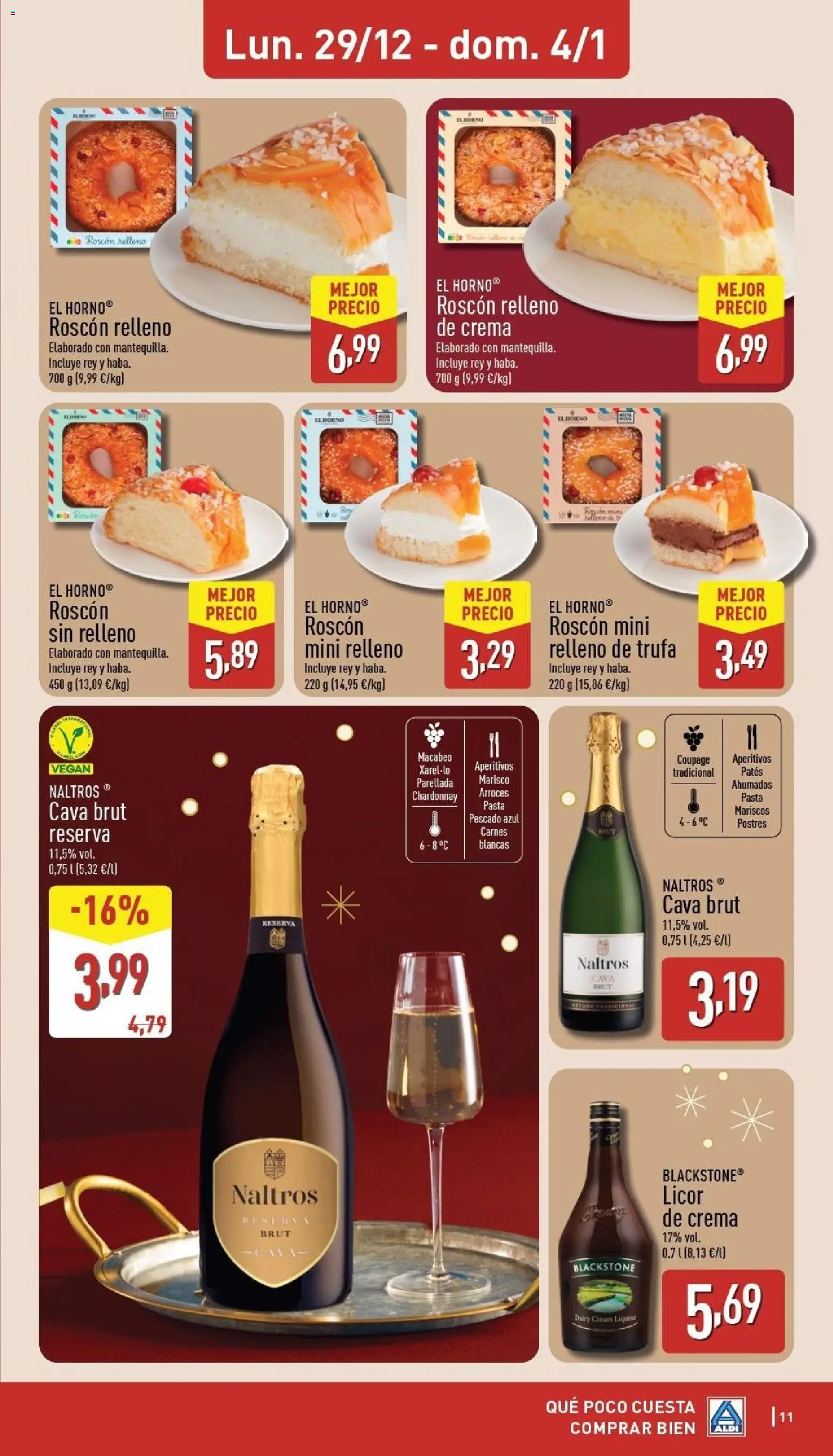 Aldi folleto Península │ válido desde el 29.12.2025 | Página: 11 | Productos: El horno, Licor, Crema, Horno