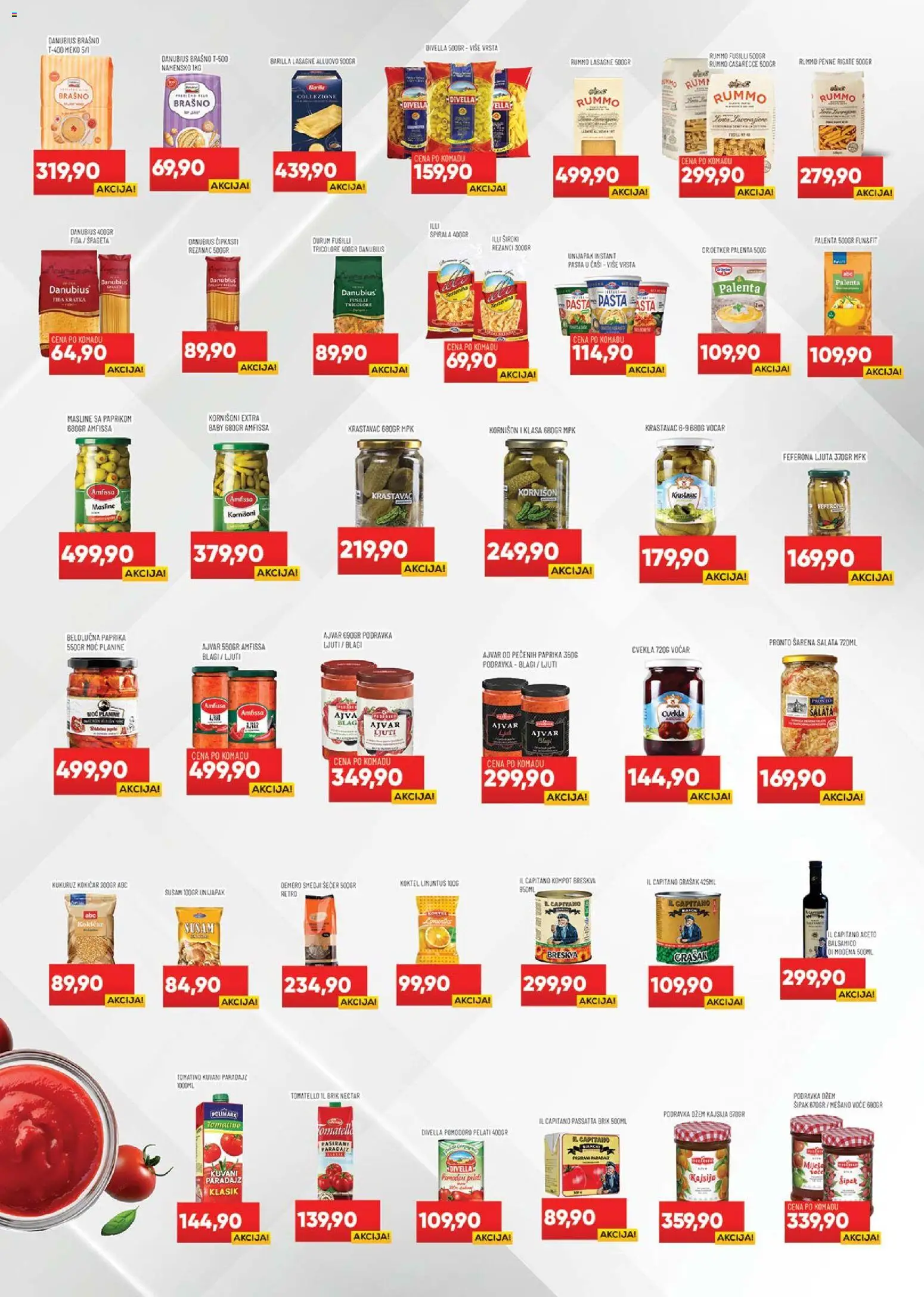 Medius katalog - važi od 07.04.2026 | Strana: 12 | Proizvode: Krastavac, Masline, Grašak, Podravka