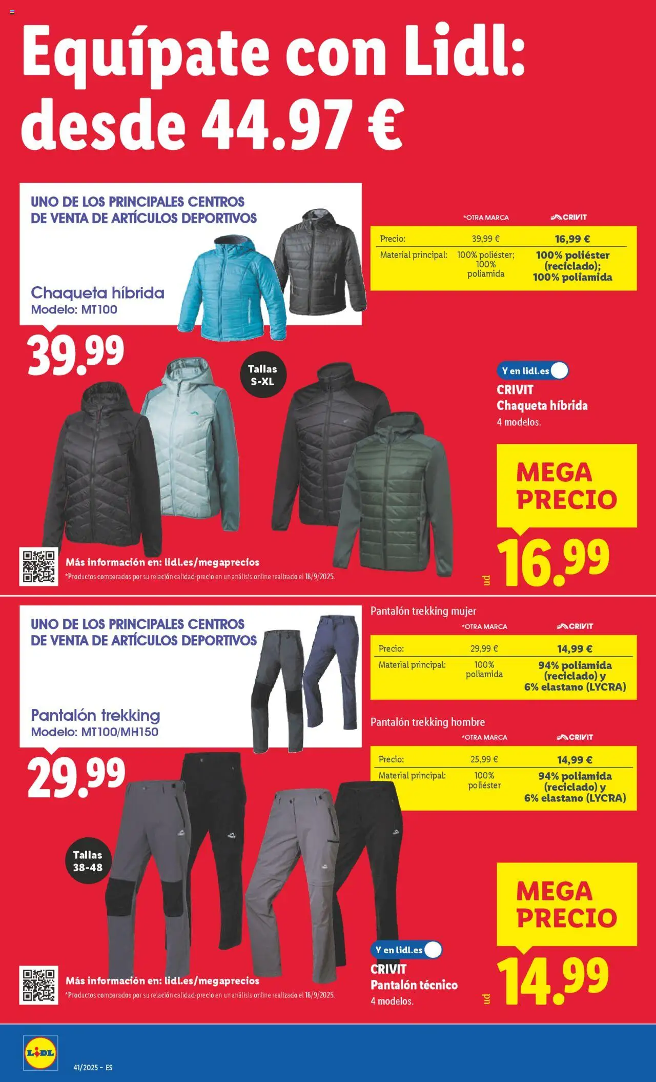 Lidl catálogo de bazar MAD │ válido desde el 06.10.2025 | Página: 12 | Productos: Chaqueta