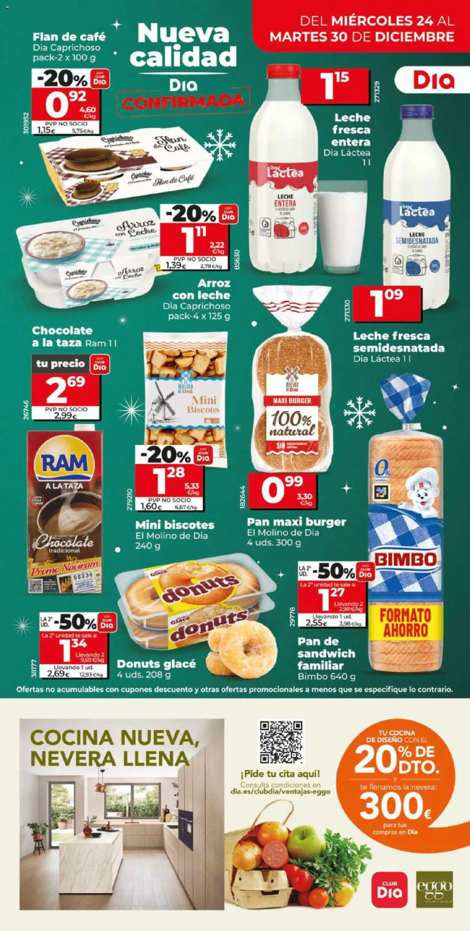 Dia - folleto Market │ válido desde el 24.12.2025 | Página: 7 | Productos: Leche, Café, Nevera, Donuts