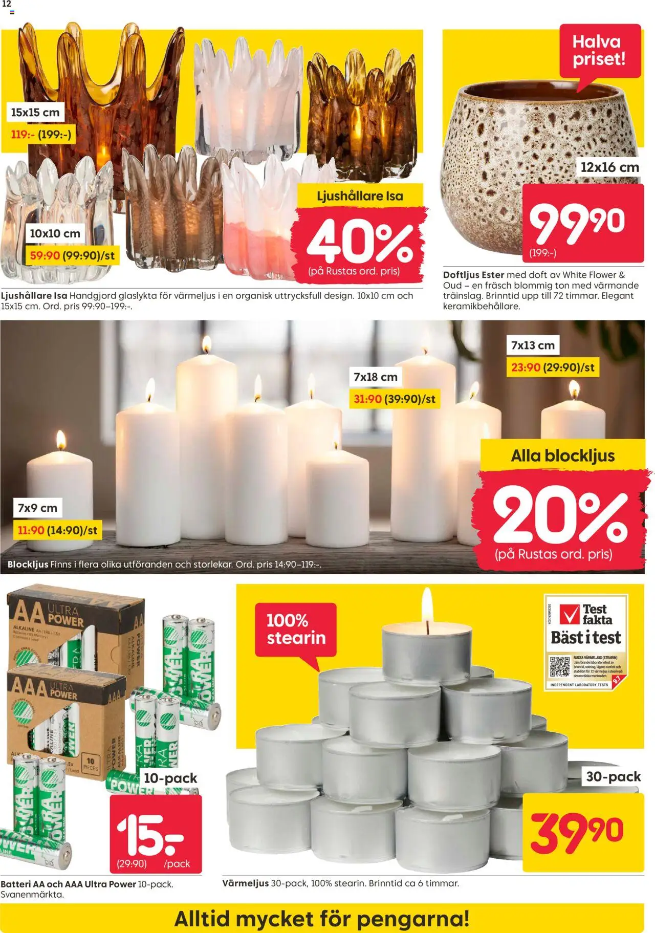 Rusta reklamblad aktuell från 15.09.2025 | Sida: 12