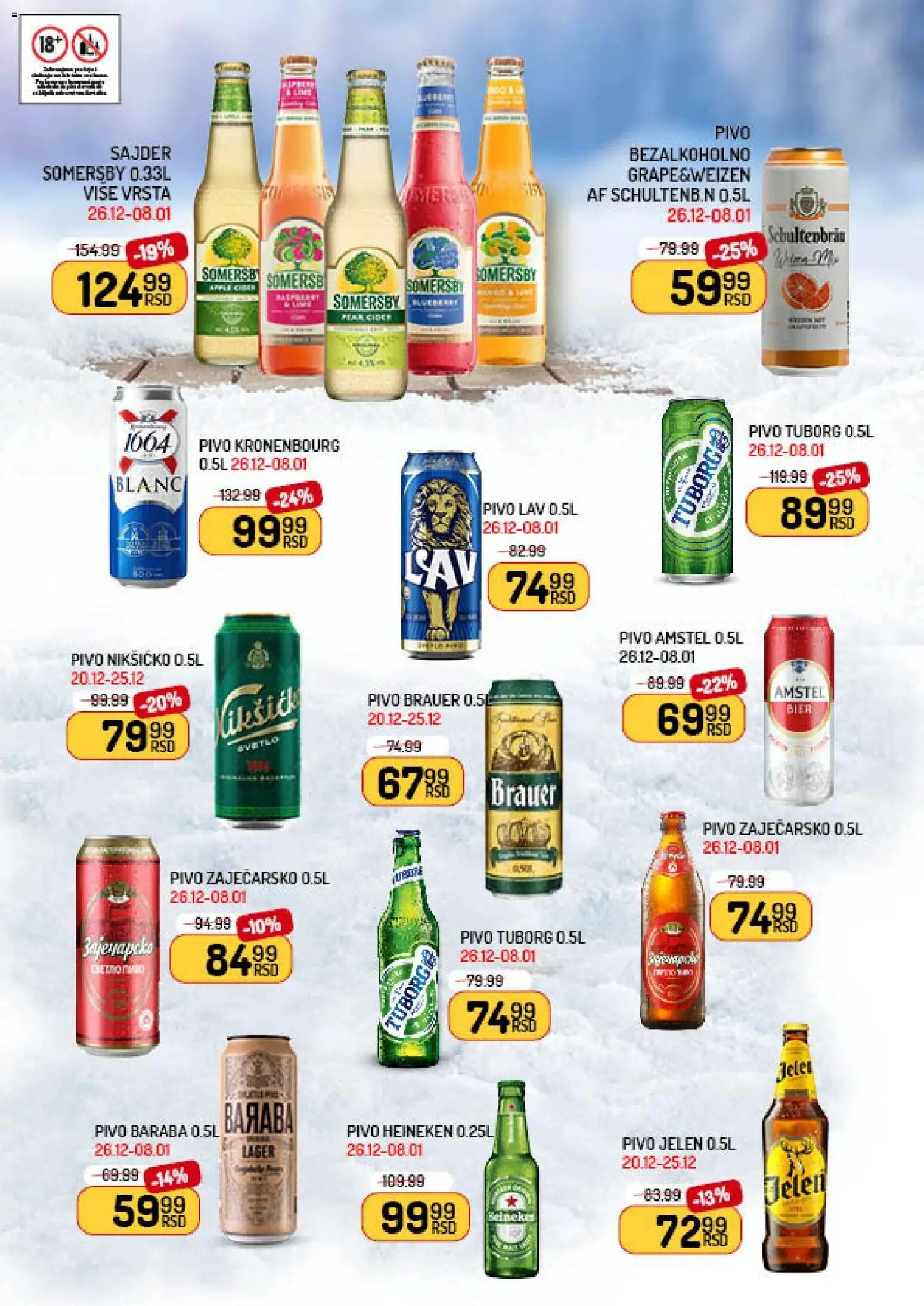 Aman katalog - važi od 20.12.2025 | Strana: 15 | Proizvode: Heineken, Tuborg, Amstel, Somersby